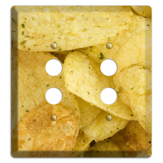 Chips 2 Pushbutton Wallplate