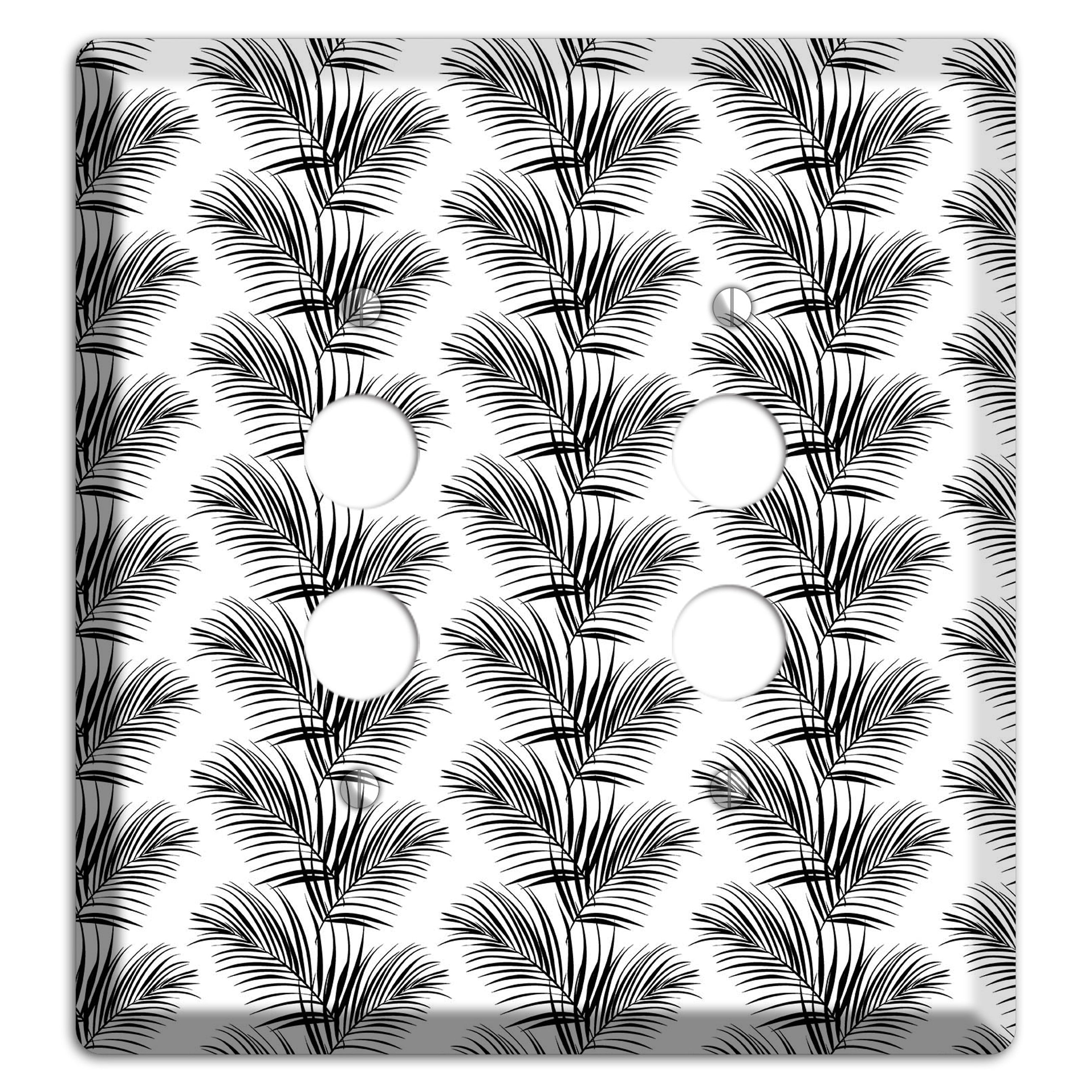 Leaves Style I 2 Pushbutton Wallplate
