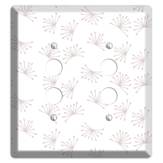 Abstract 2 2 Pushbutton Wallplate
