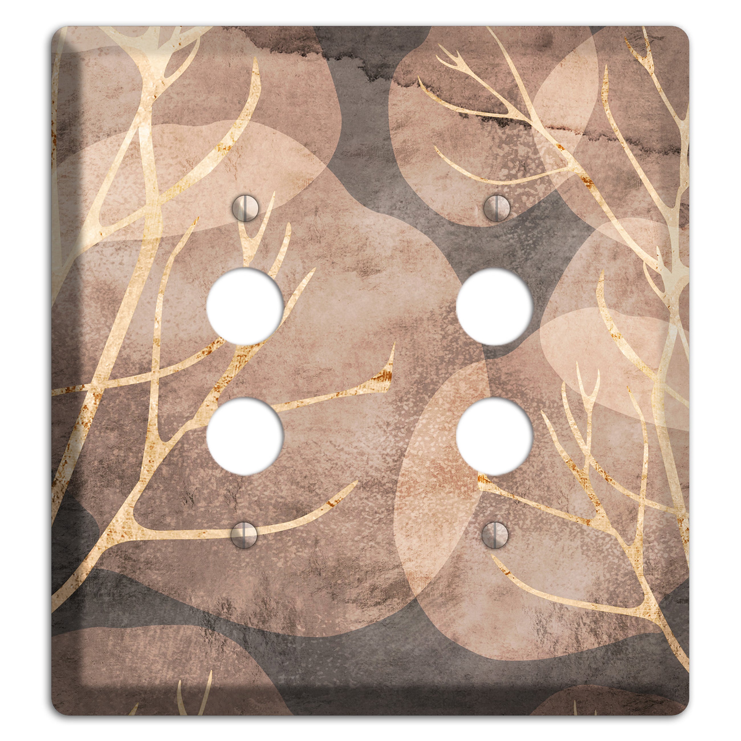 Autumn Leaves 2 Pushbutton Wallplate