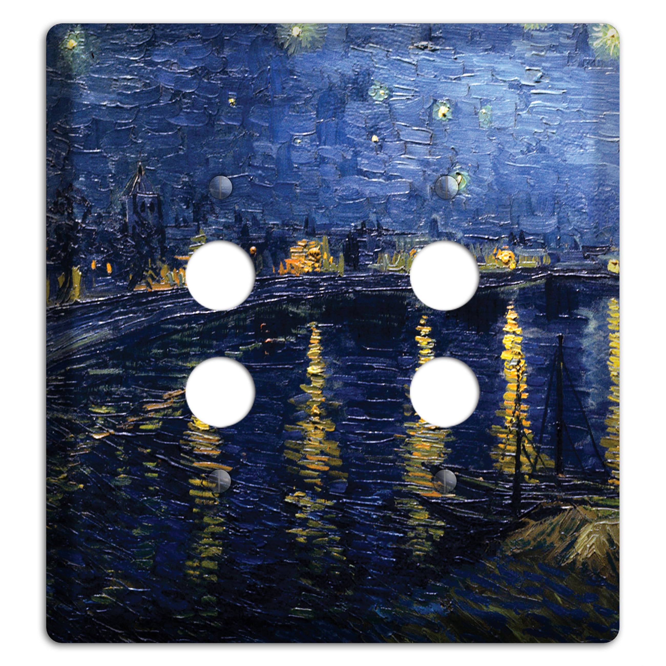Vincent Van Gogh 2 Pushbutton Wallplate
