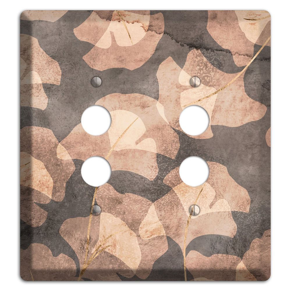Watercolor Ginkgo 2 Pushbutton Wallplate