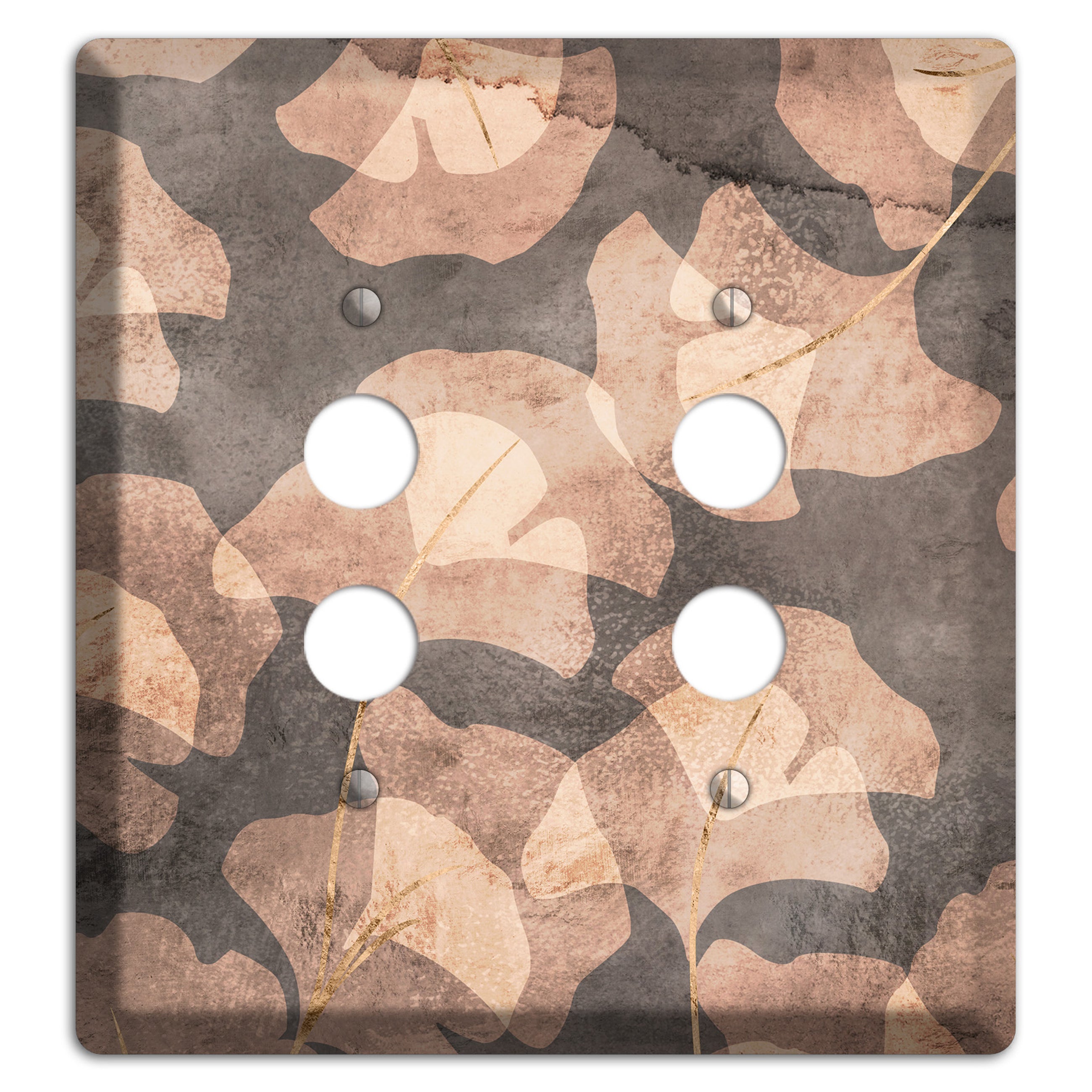 Watercolor Ginkgo 2 Pushbutton Wallplate