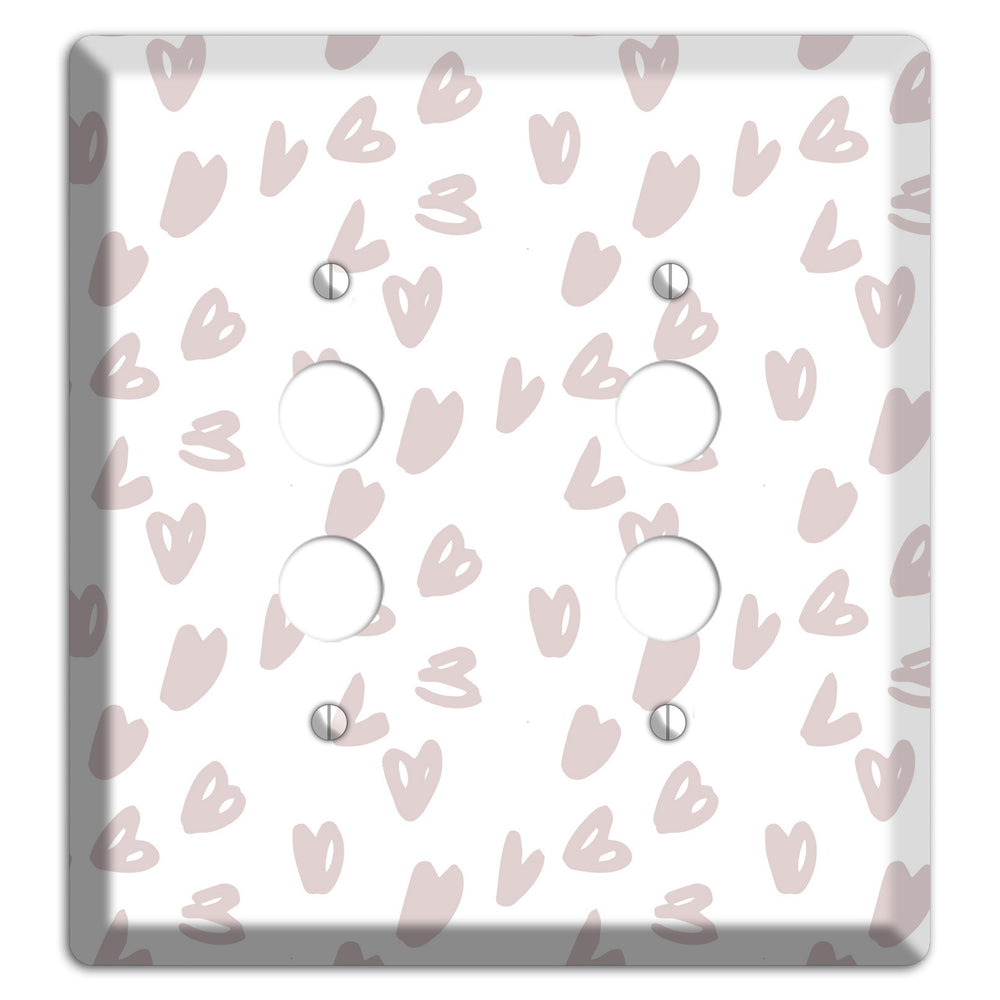 Abstract 21 2 Pushbutton Wallplate