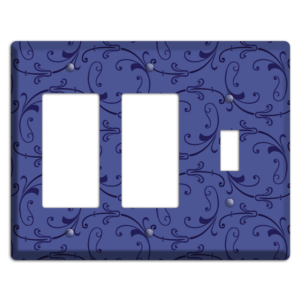 Green and Brown Argyle 2 Rocker / Toggle Wallplate