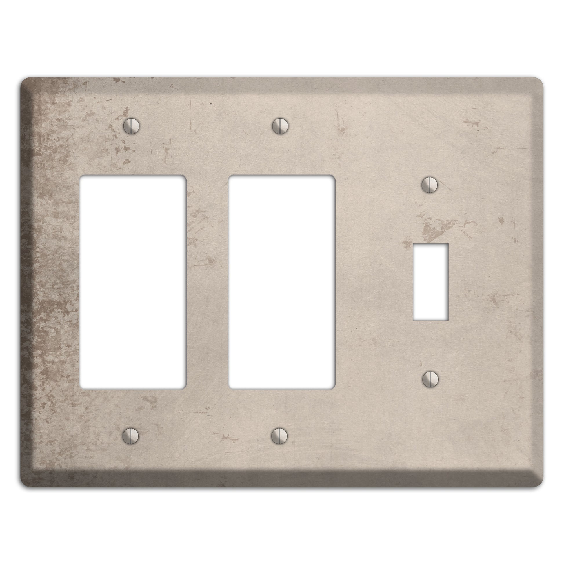 Sisal Vintage Grunge 2 Rocker / Toggle Wallplate