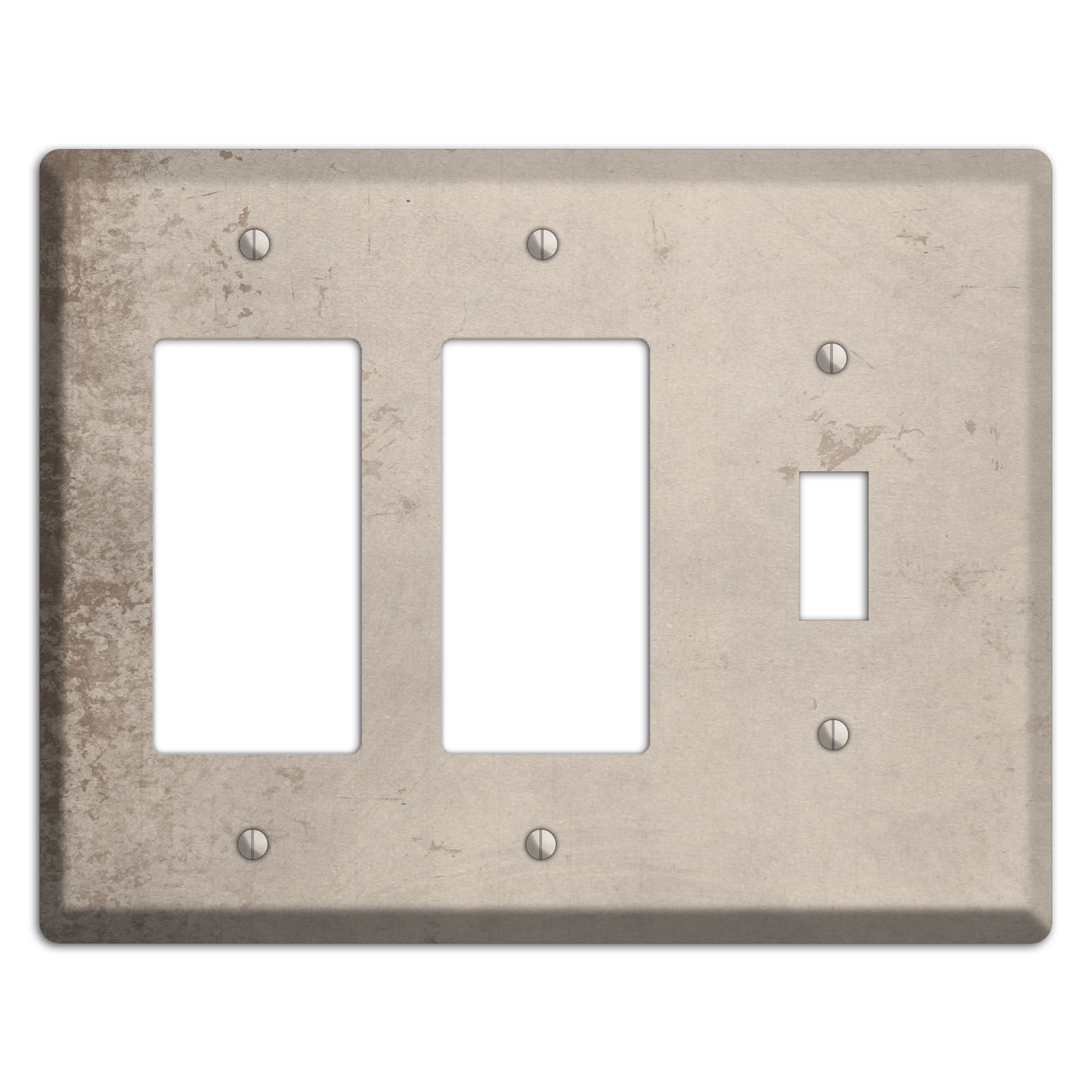 Sisal Vintage Grunge 2 Rocker / Toggle Wallplate