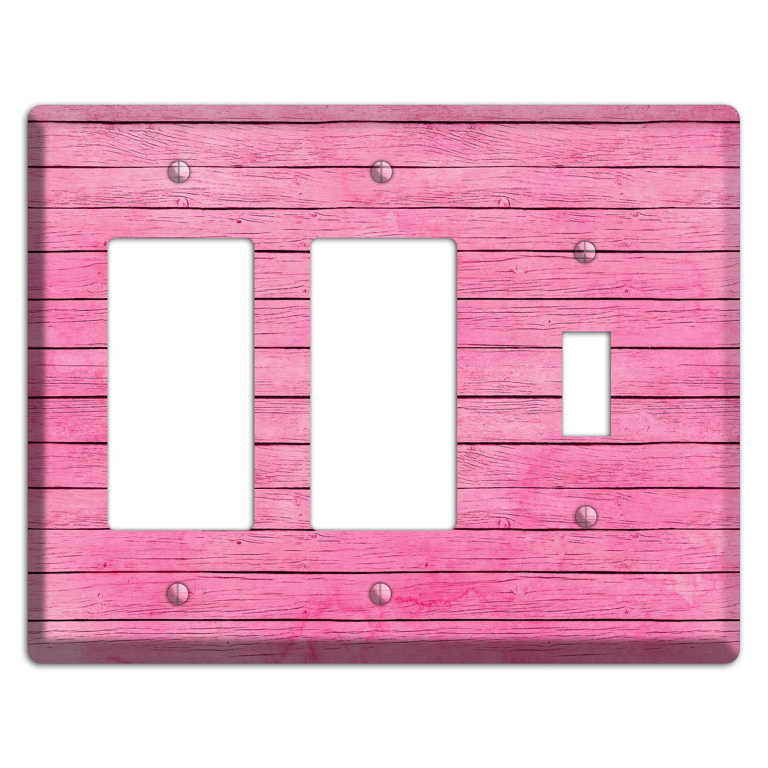 Carissma Pink Texture 2 Rocker / Toggle Wallplate