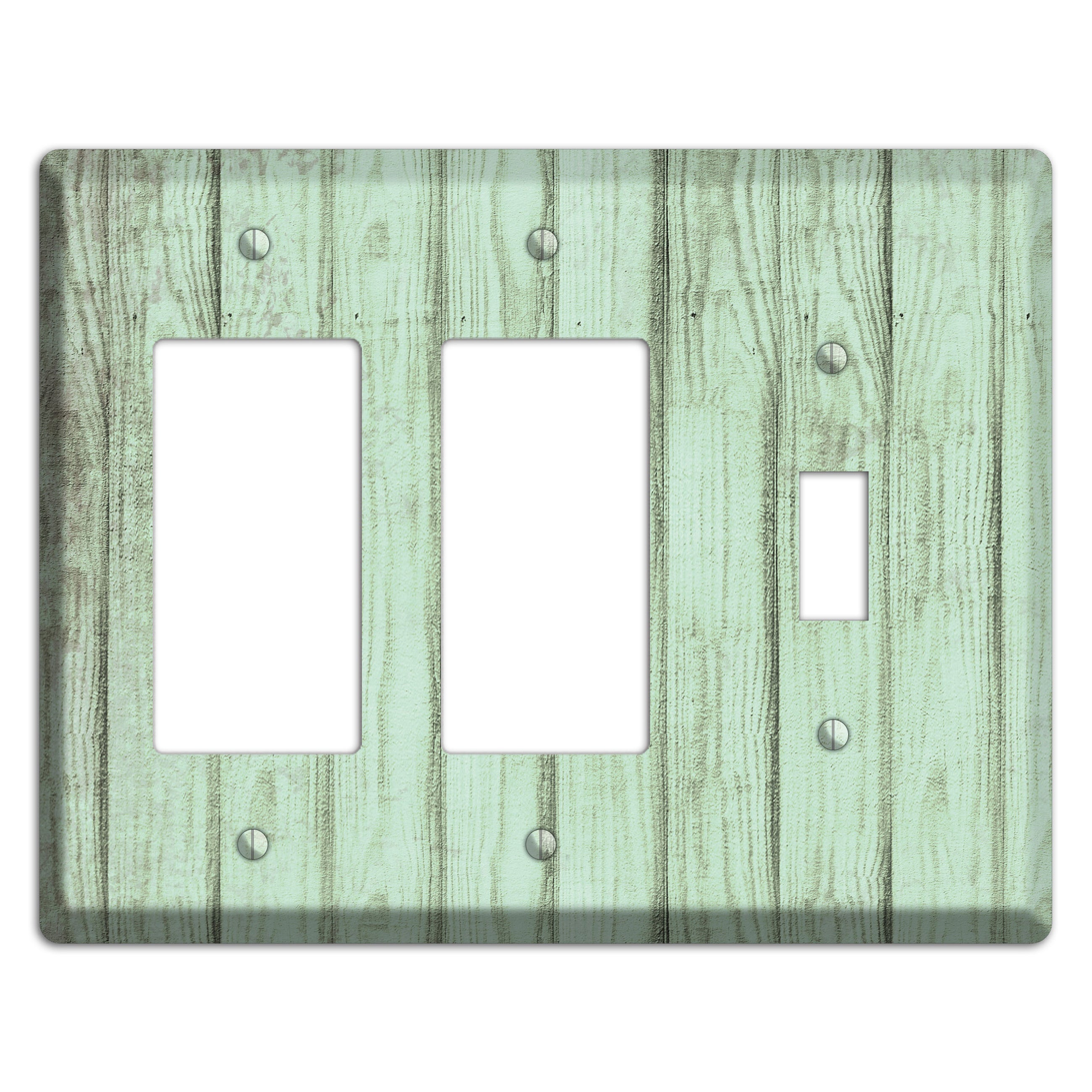 Norway Weathered Wood 2 Rocker / Toggle Wallplate