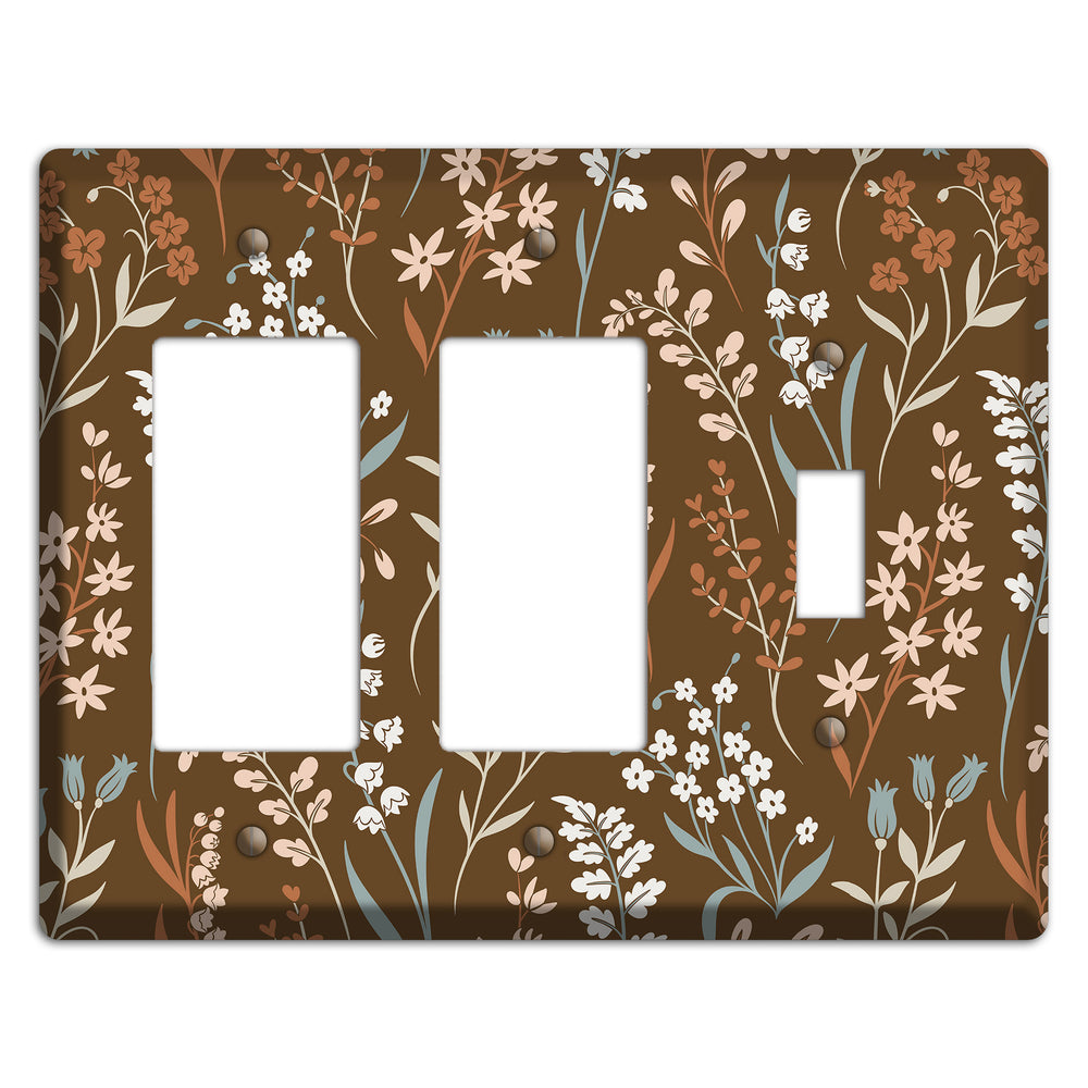Fall Floral 1 2 Rocker / Toggle Wallplate