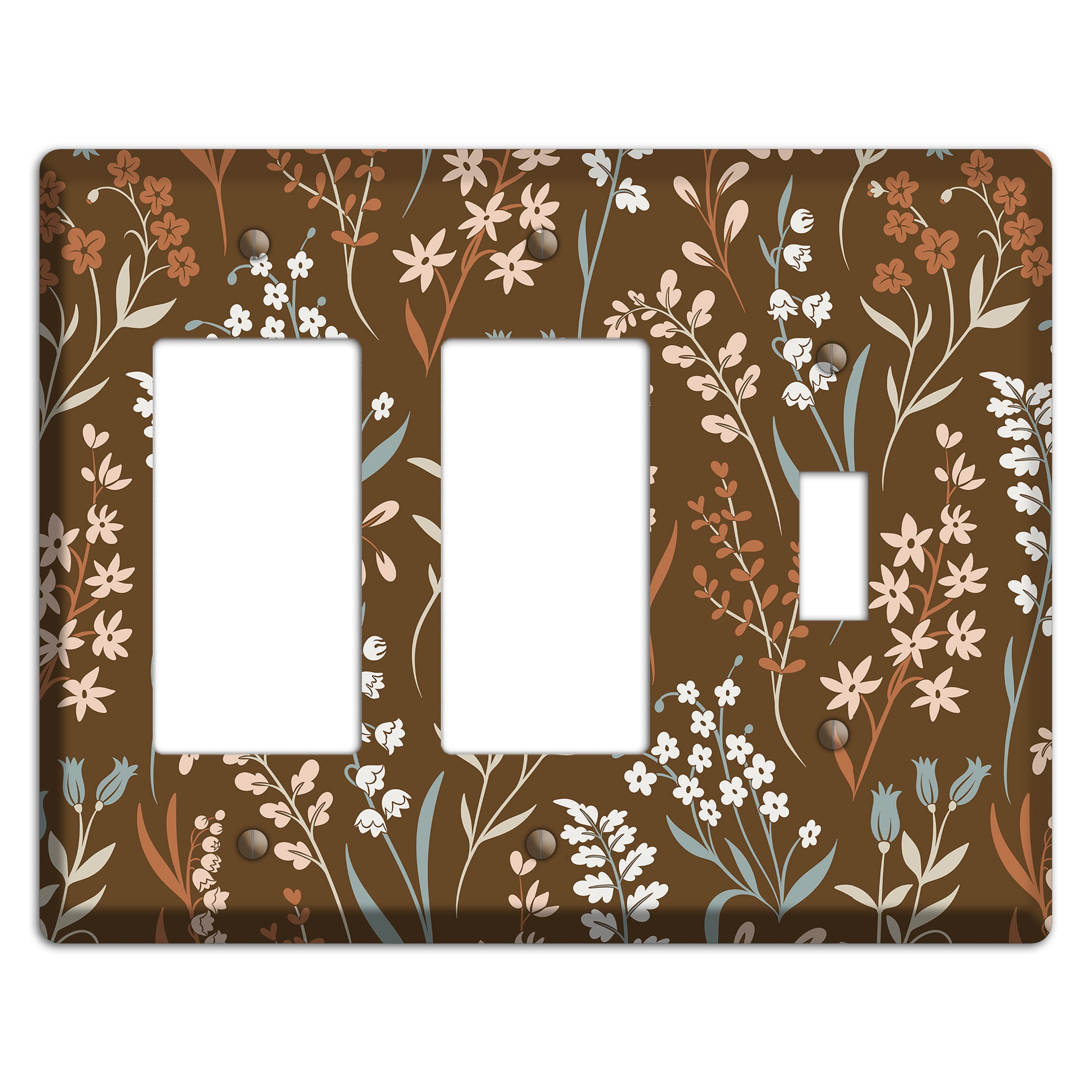 Fall Floral 1 2 Rocker / Toggle Wallplate