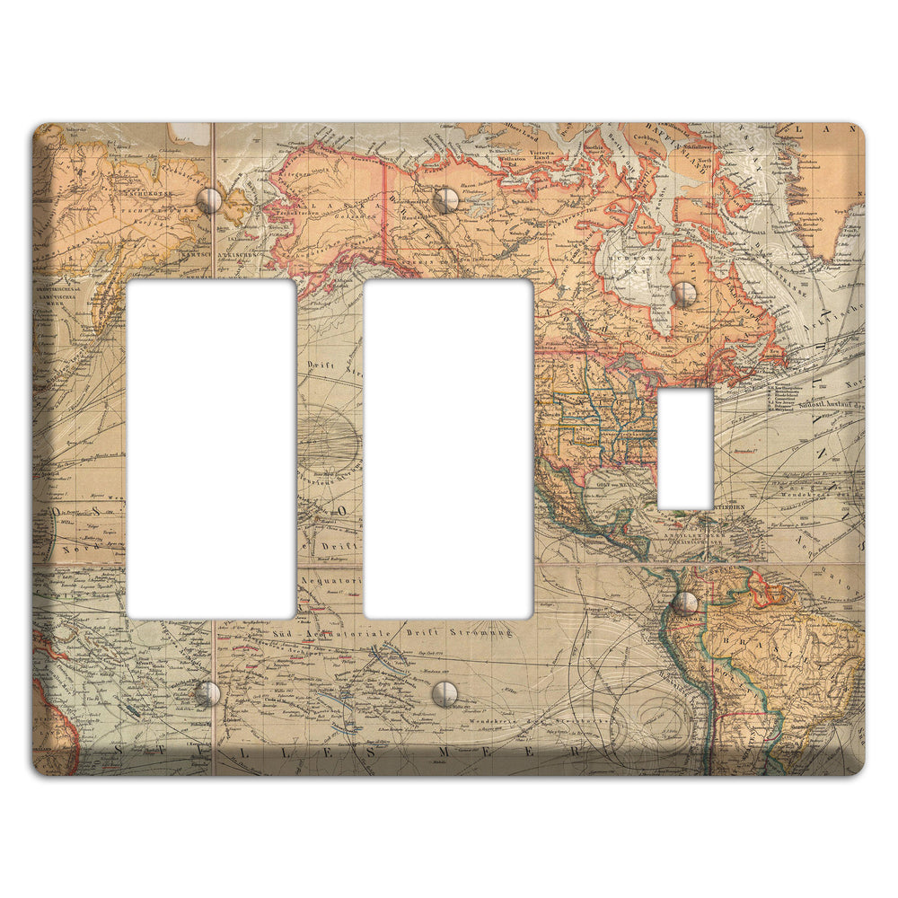 Pacific Ocean 2 Rocker / Toggle Wallplate