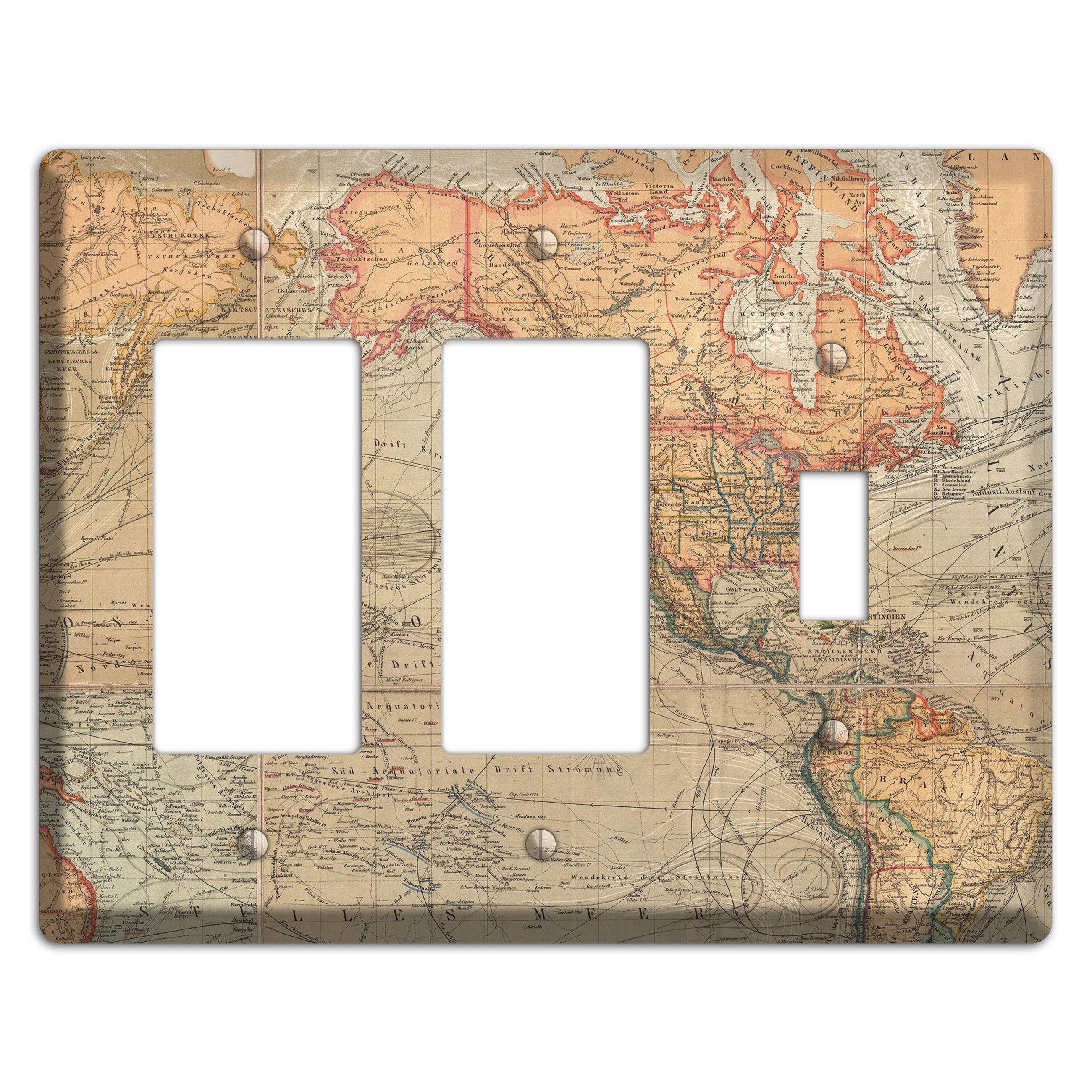 Pacific Ocean 2 Rocker / Toggle Wallplate