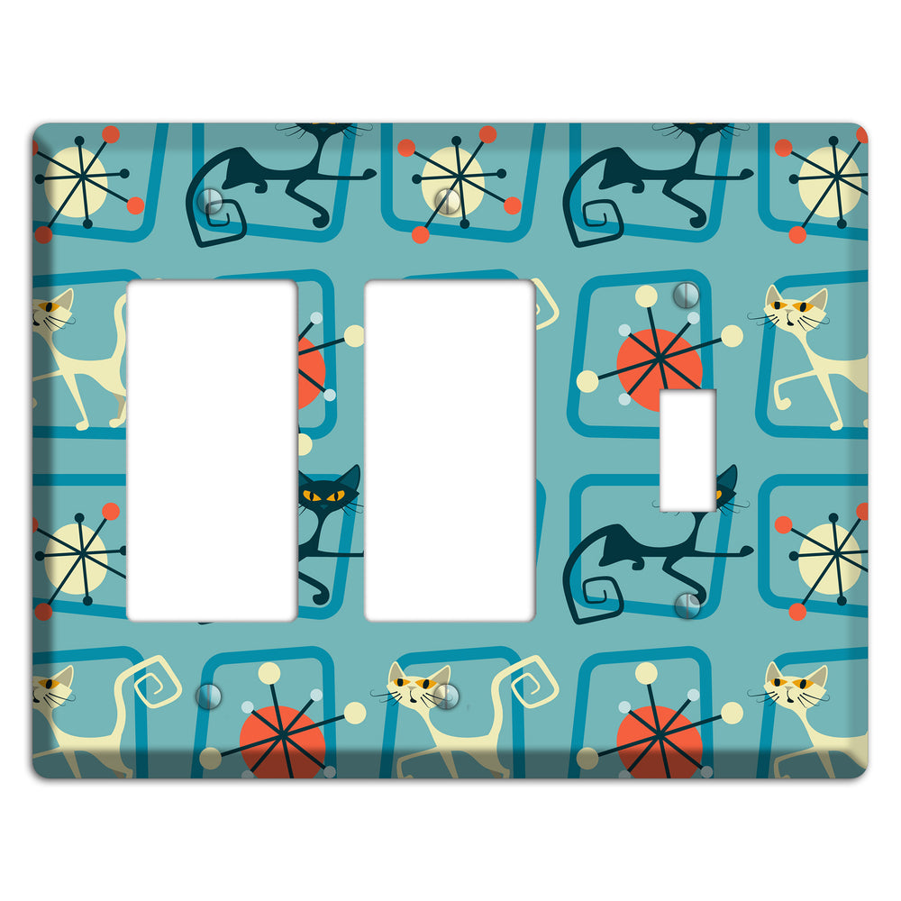 Relaxing Kitties 2 Rocker / Toggle Wallplate