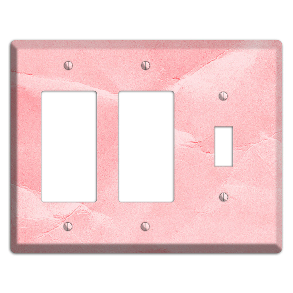 Pink Soft Coral 2 Rocker / Toggle Wallplate