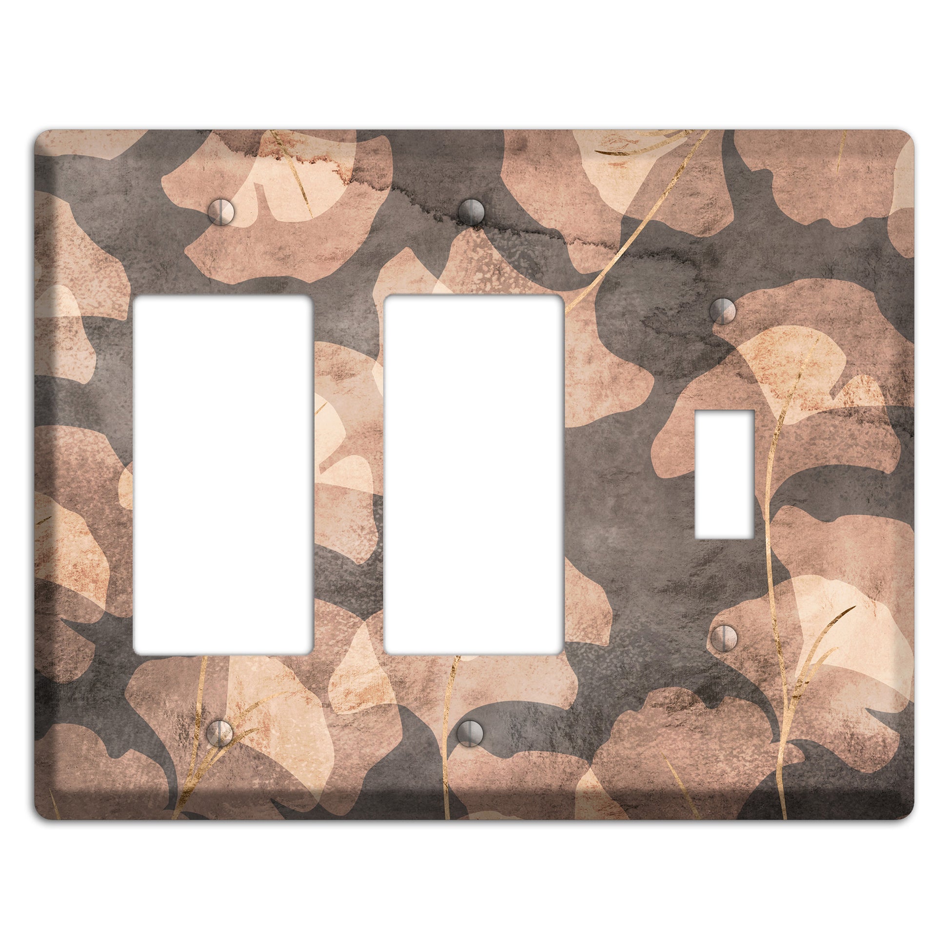 Watercolor Ginkgo 2 Rocker / Toggle Wallplate