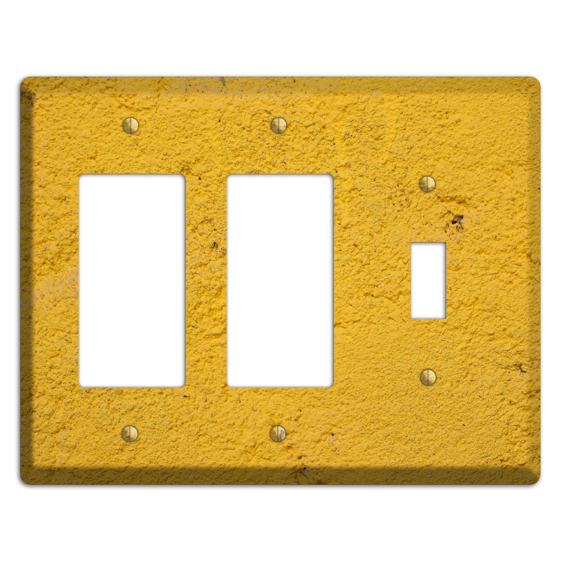 Yellow Concrete 2 Rocker / Toggle Wallplate