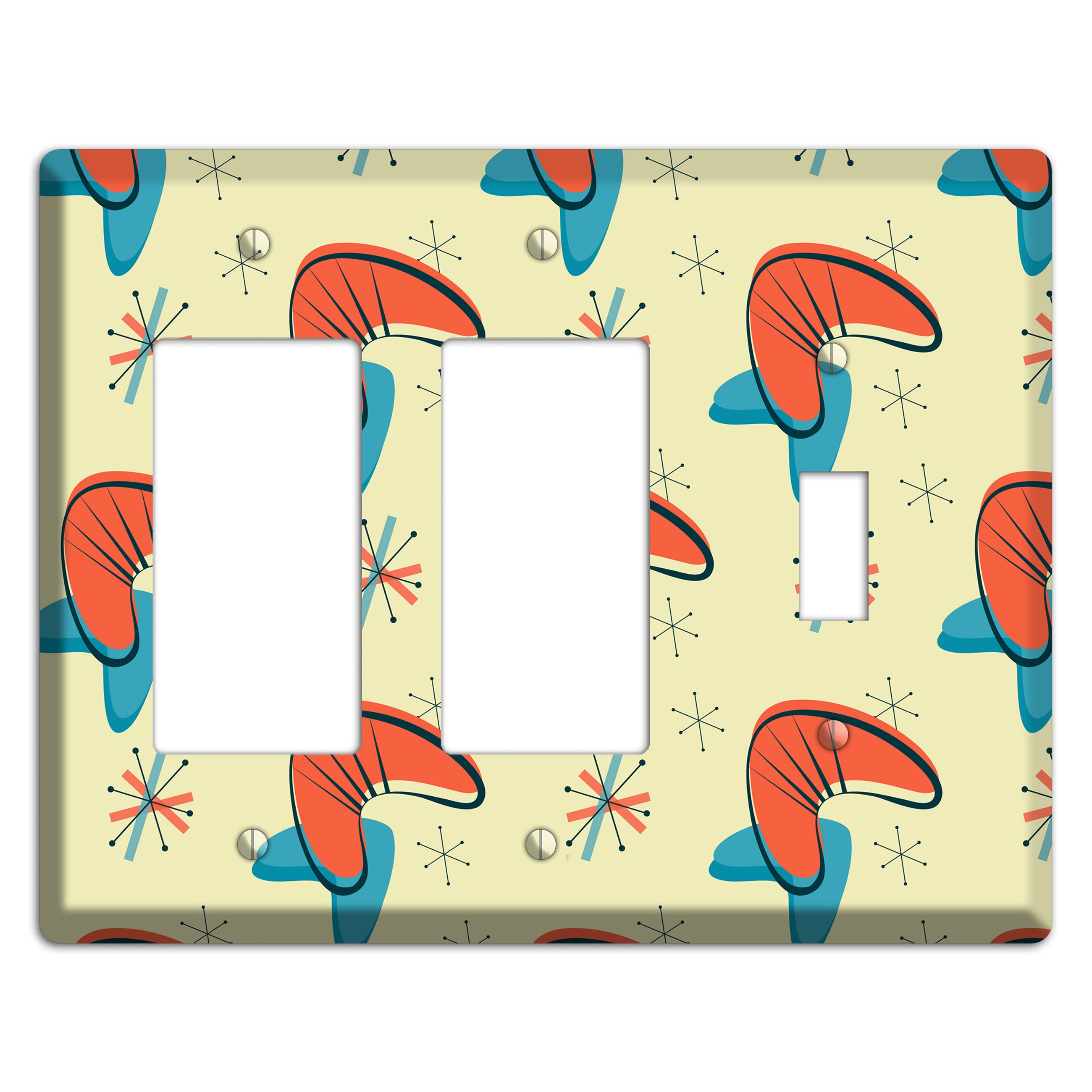 Atomic Boomerang 2 Rocker / Toggle Wallplate