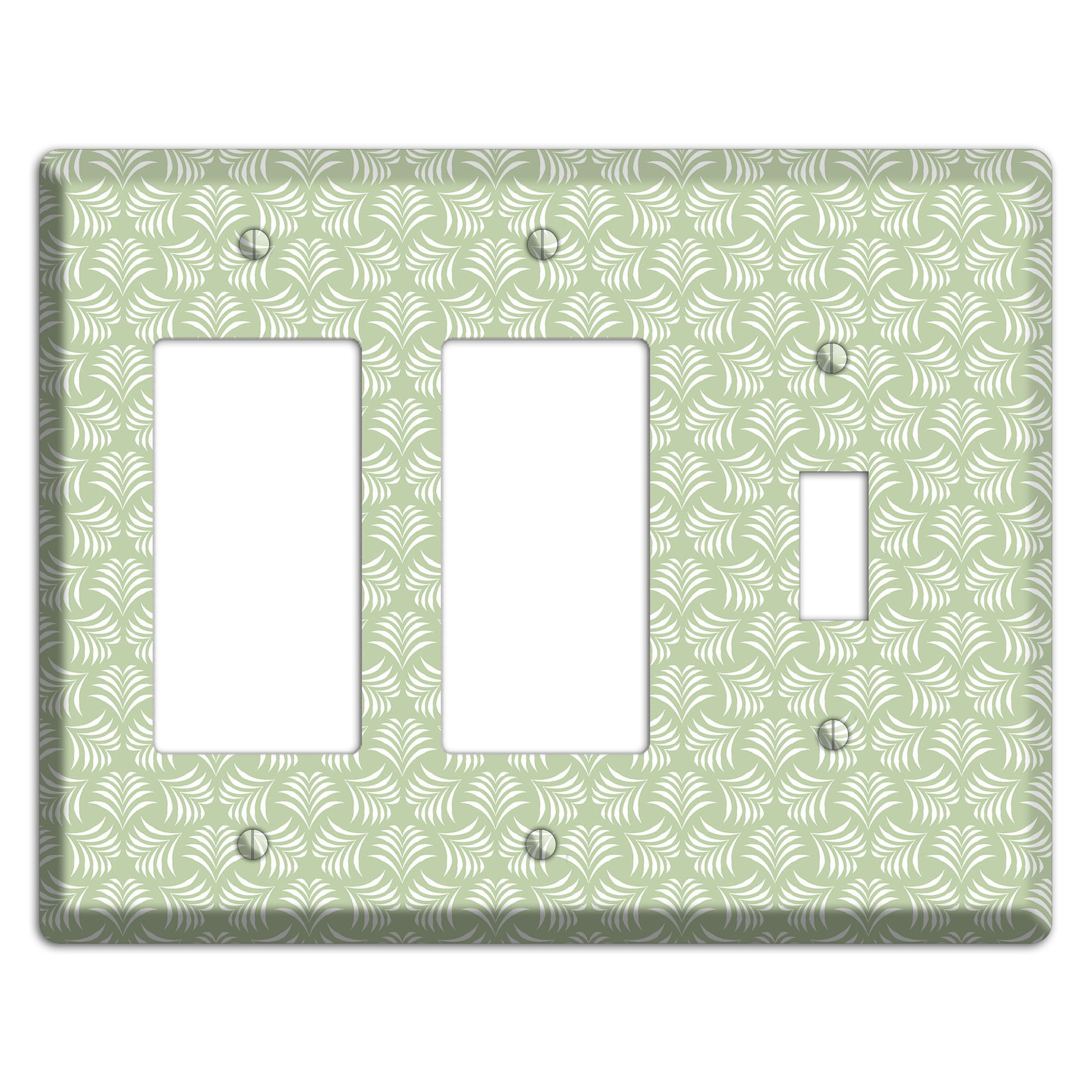 Leaves Style V 2 Rocker / Toggle Wallplate