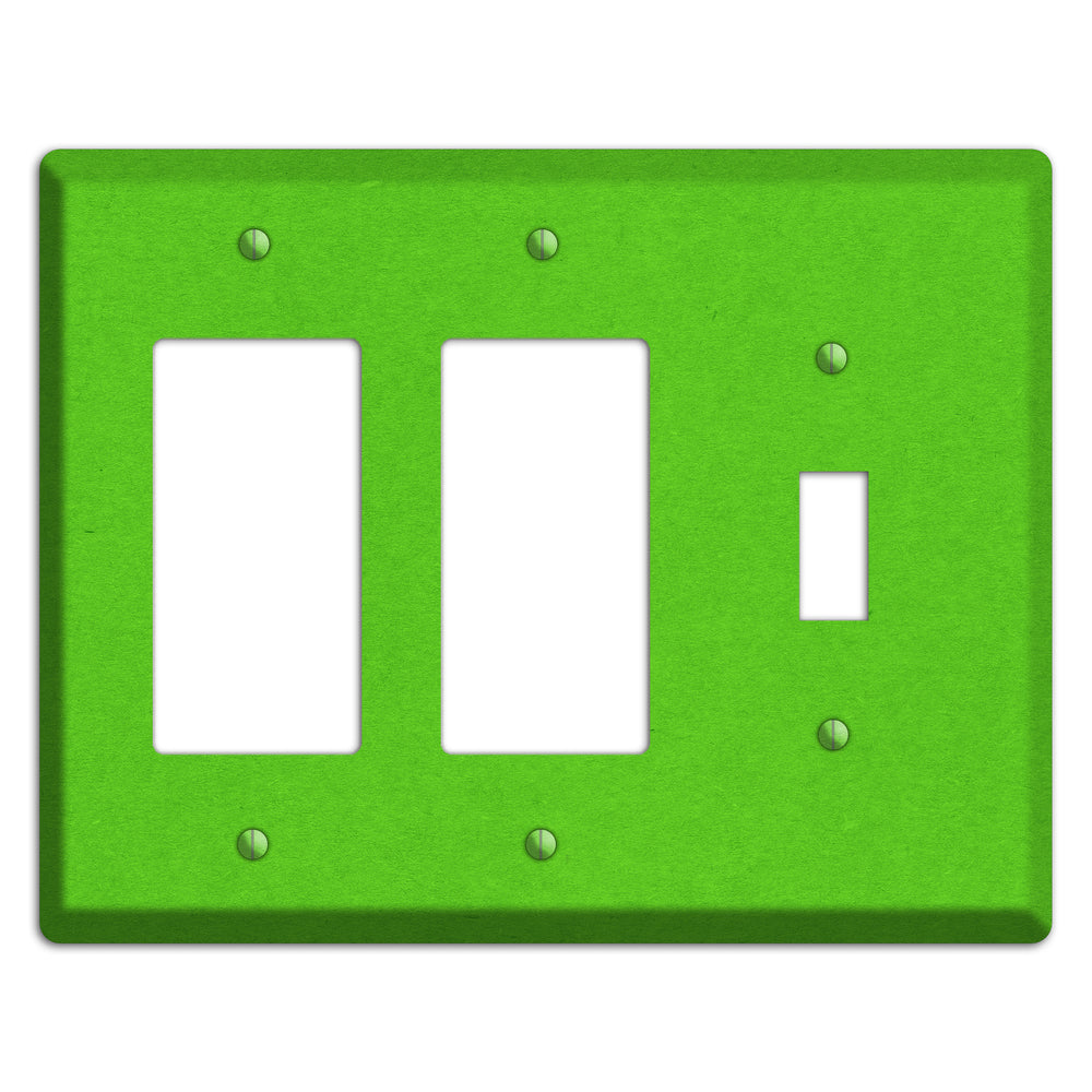 Kelly Green Kraft 2 Rocker / Toggle Wallplate
