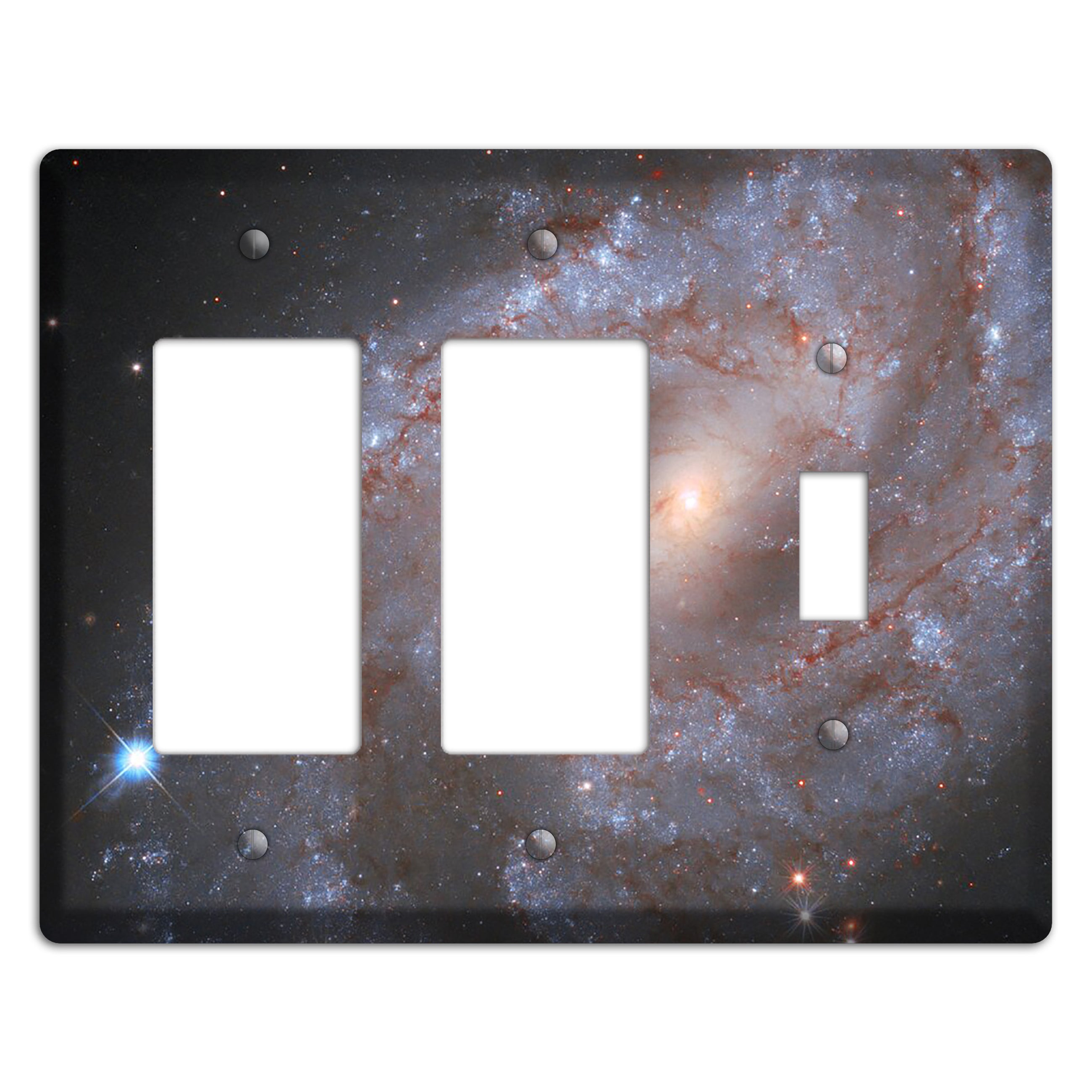 Galaxy NGC 2525 2 Rocker / Toggle Wallplate