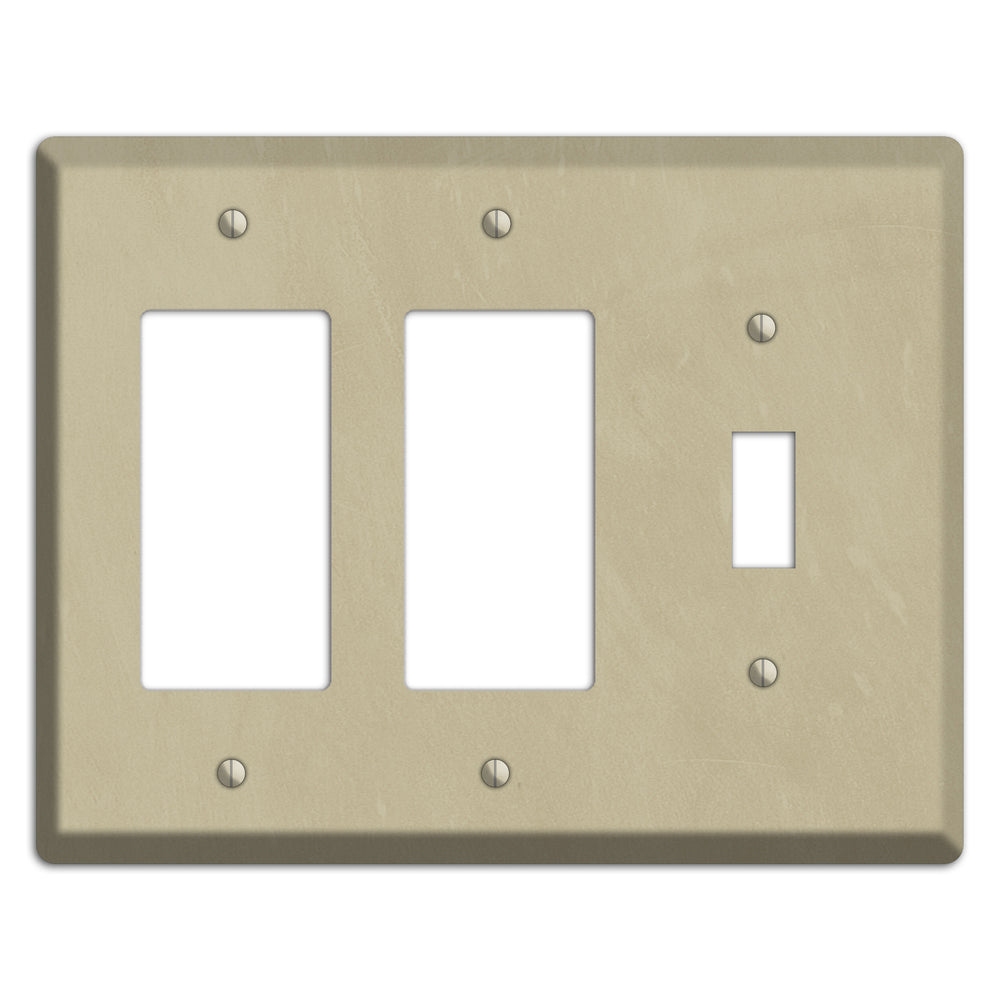 Chalk Beige 2 Rocker / Toggle Wallplate