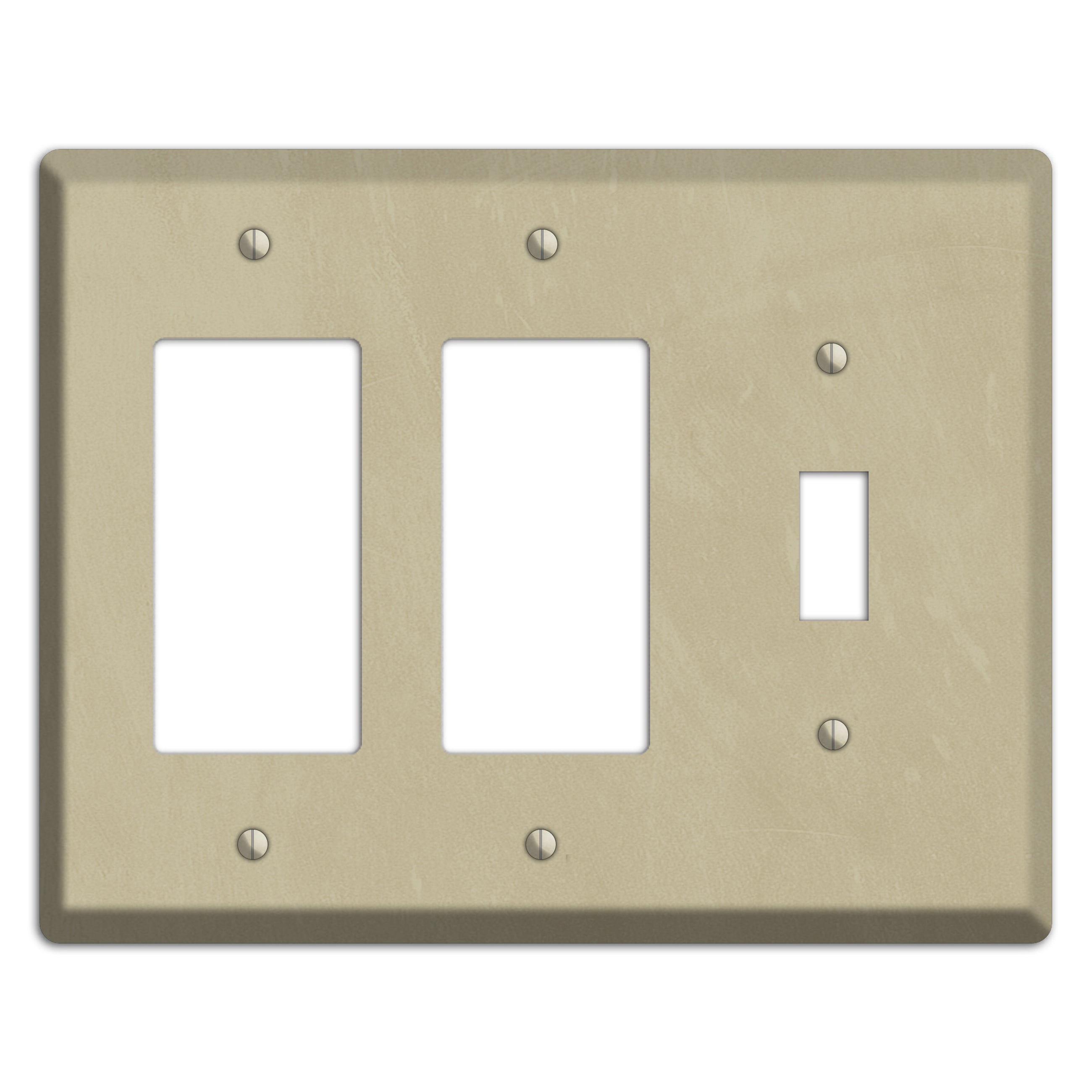 Chalk Beige 2 Rocker / Toggle Wallplate