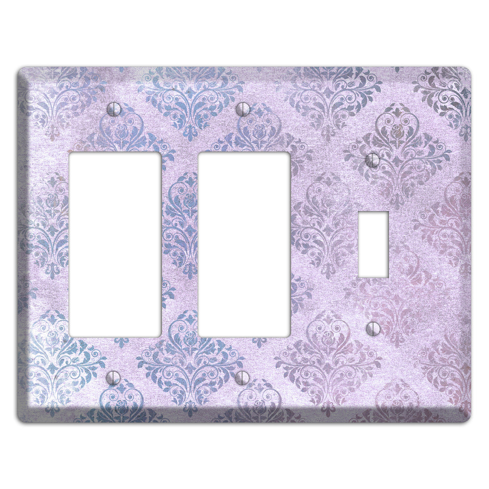Logan Whimsical Damask 2 Rocker / Toggle Wallplate