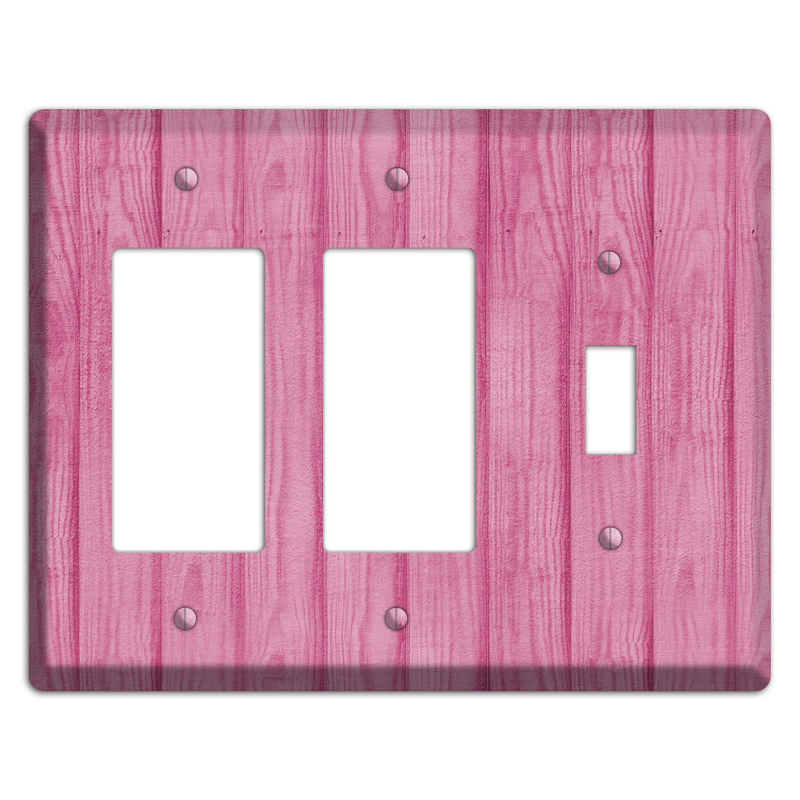 Can Can Pink Texture 2 Rocker / Toggle Wallplate
