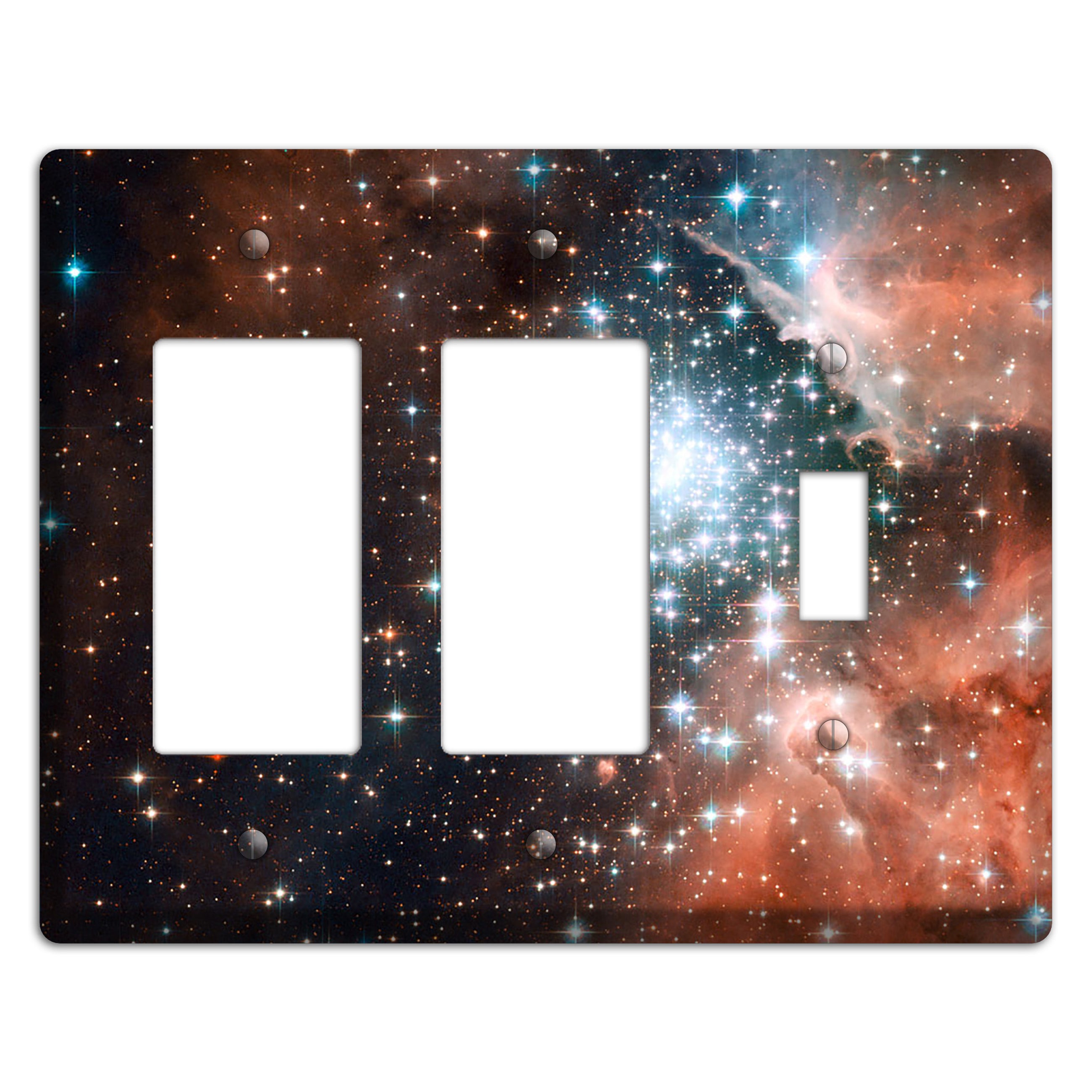 star cluster bursts 2 Rocker / Toggle Wallplate