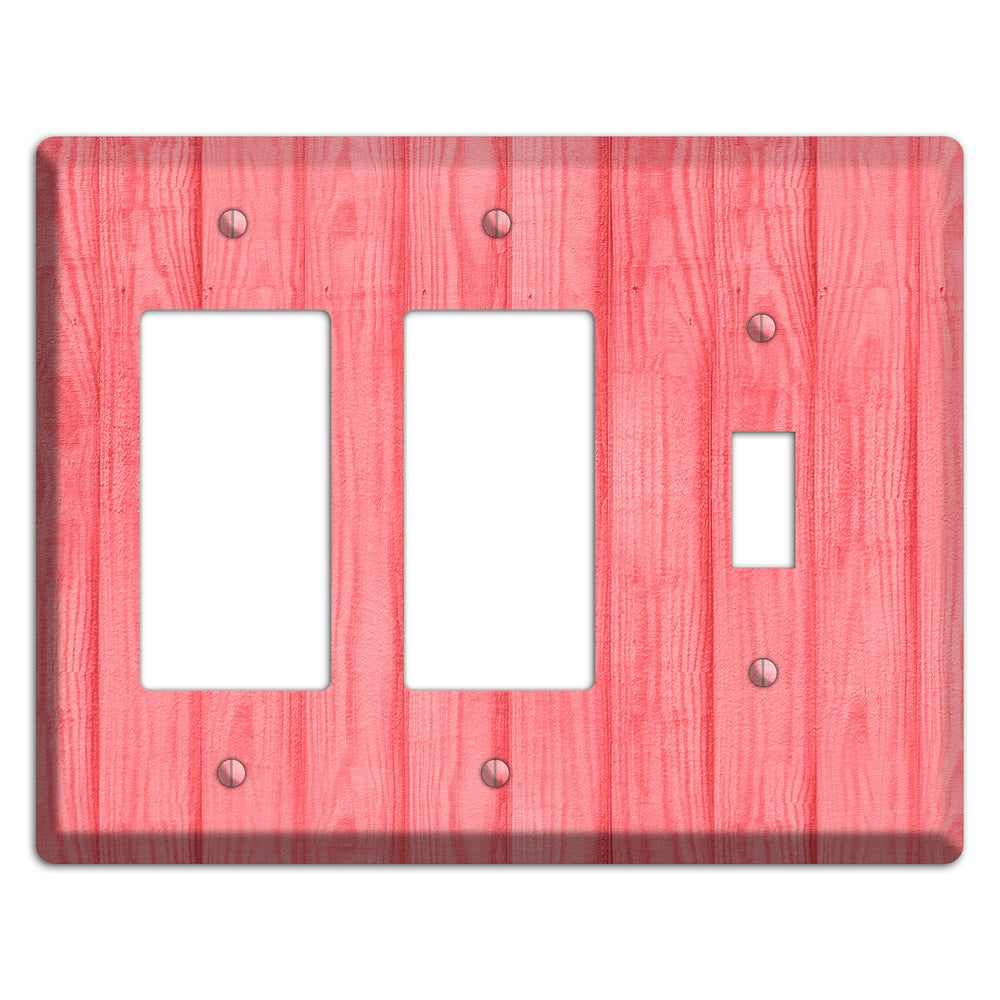 Geraldine Soft Coral 2 Rocker / Toggle Wallplate