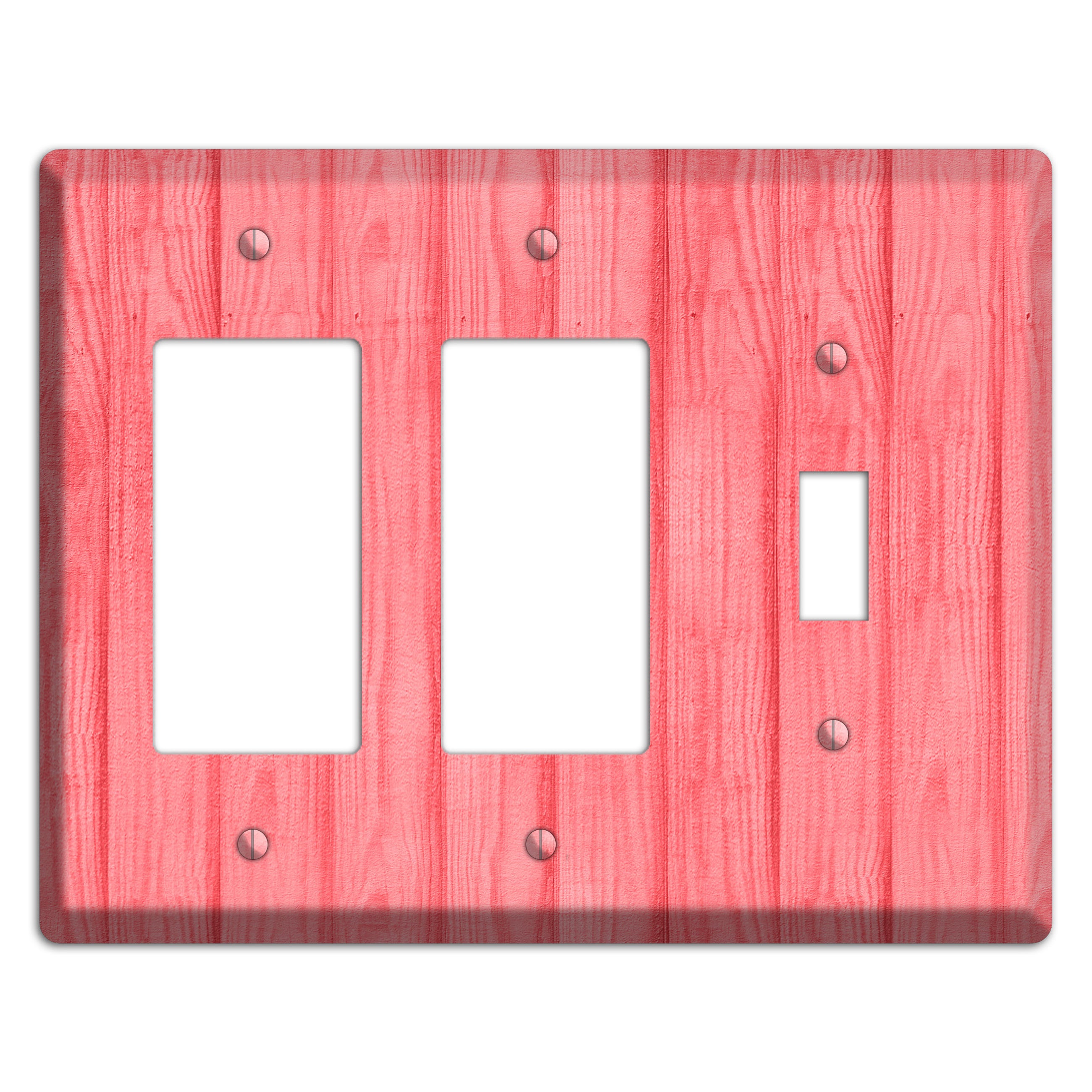 Geraldine Soft Coral 2 Rocker / Toggle Wallplate