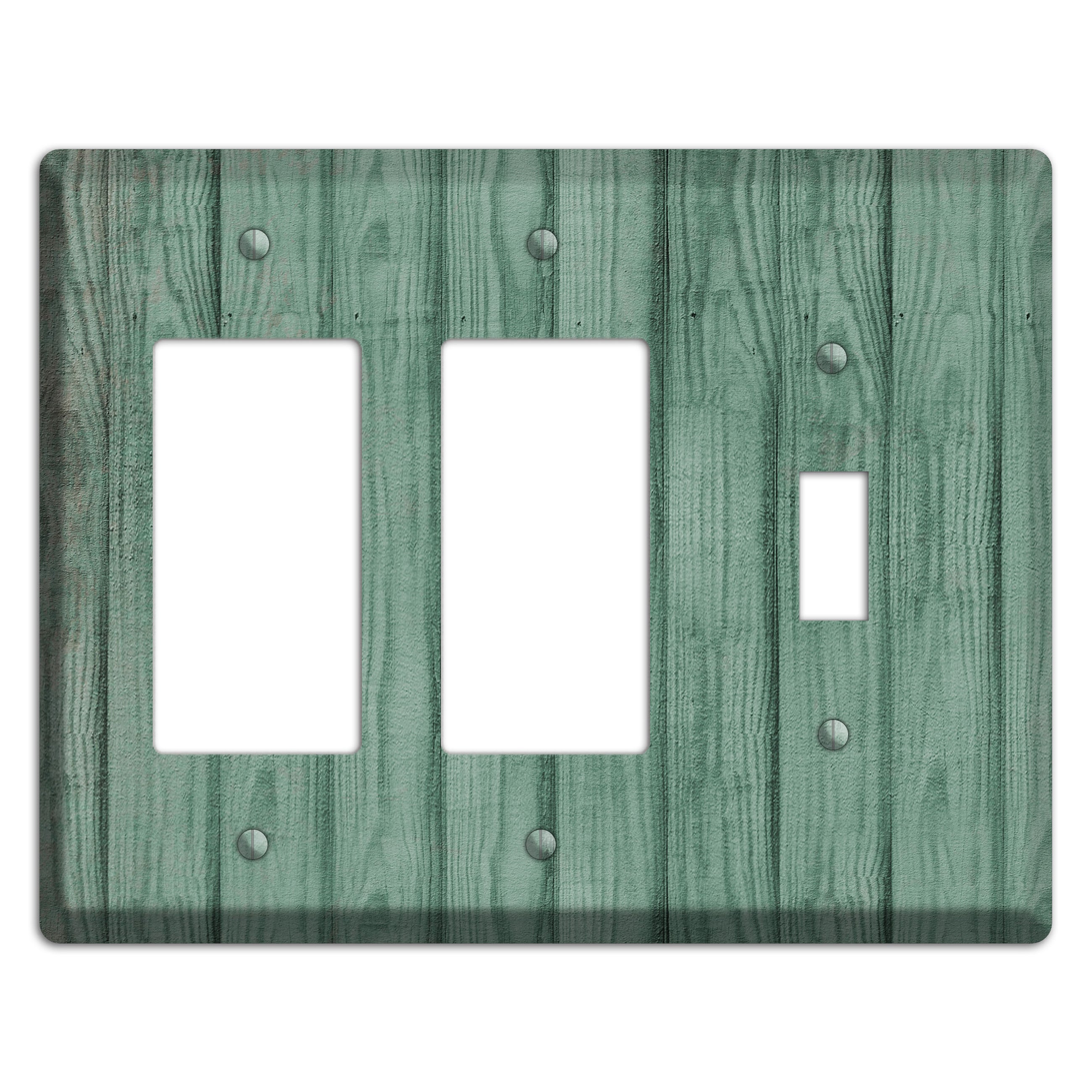 Laurel Weathered Wood 2 Rocker / Toggle Wallplate