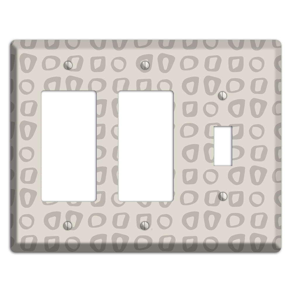 Simple Scandanavian Style V 2 Rocker / Toggle Wallplate