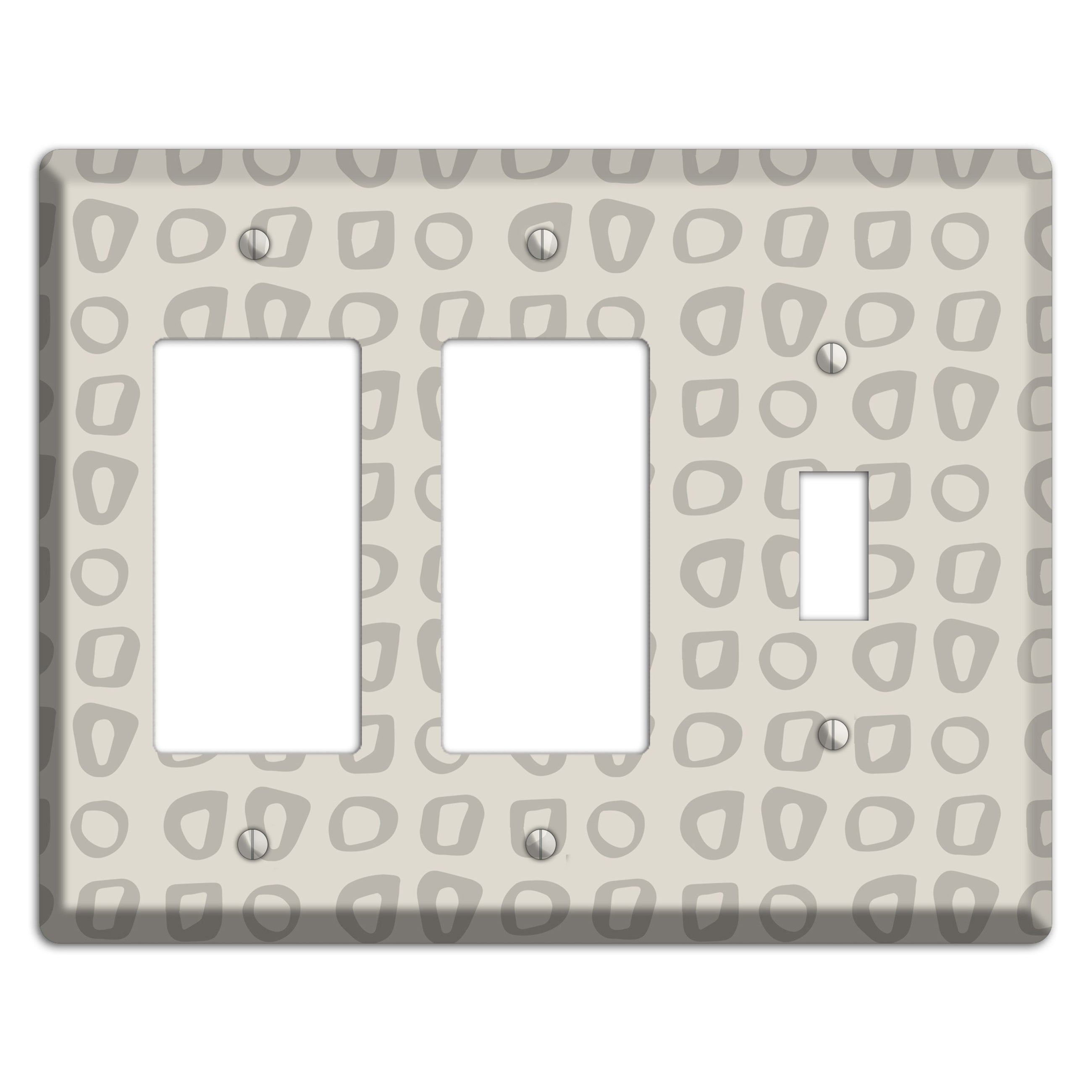 Simple Scandanavian Style V 2 Rocker / Toggle Wallplate