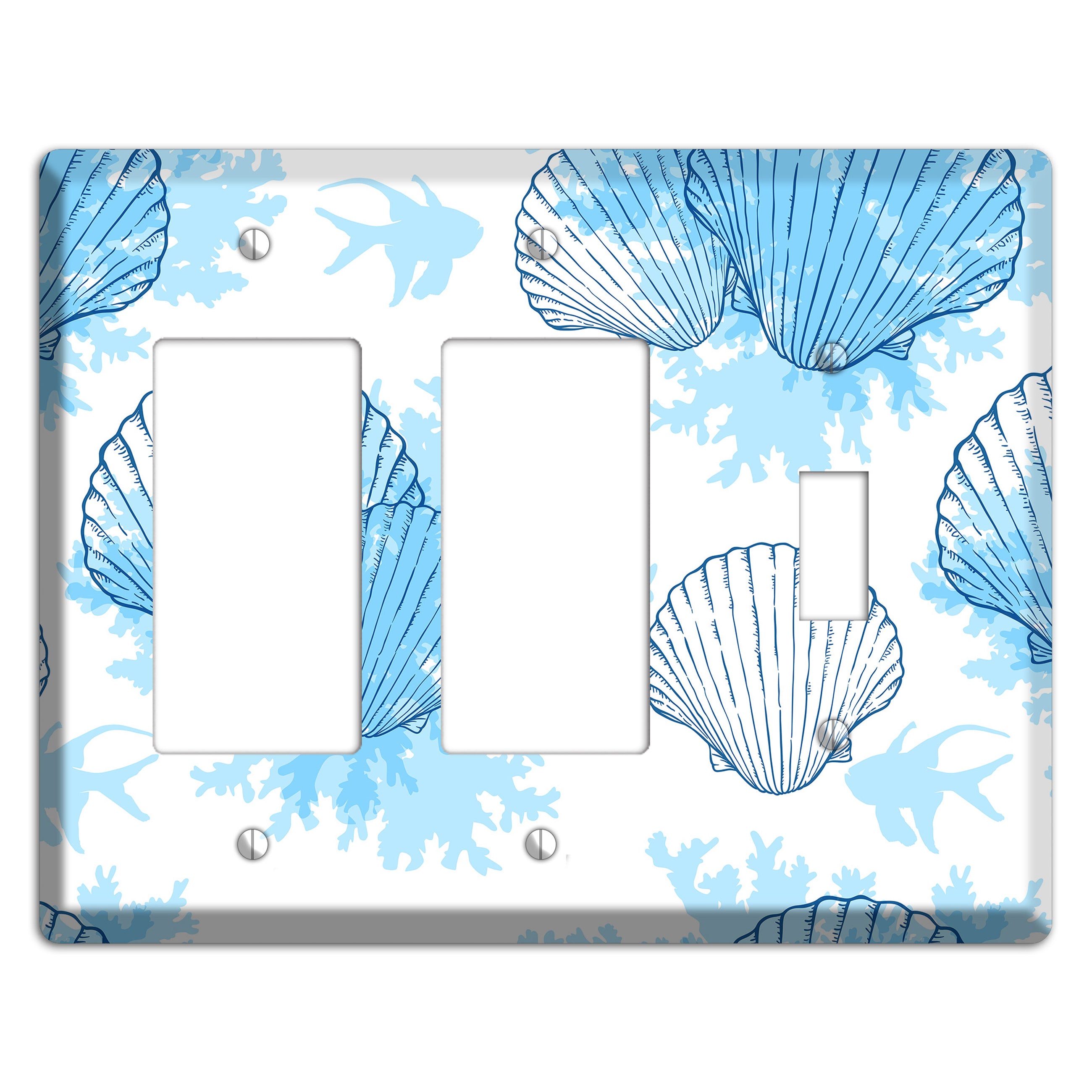 Shells 1 2 Rocker / Toggle Wallplate