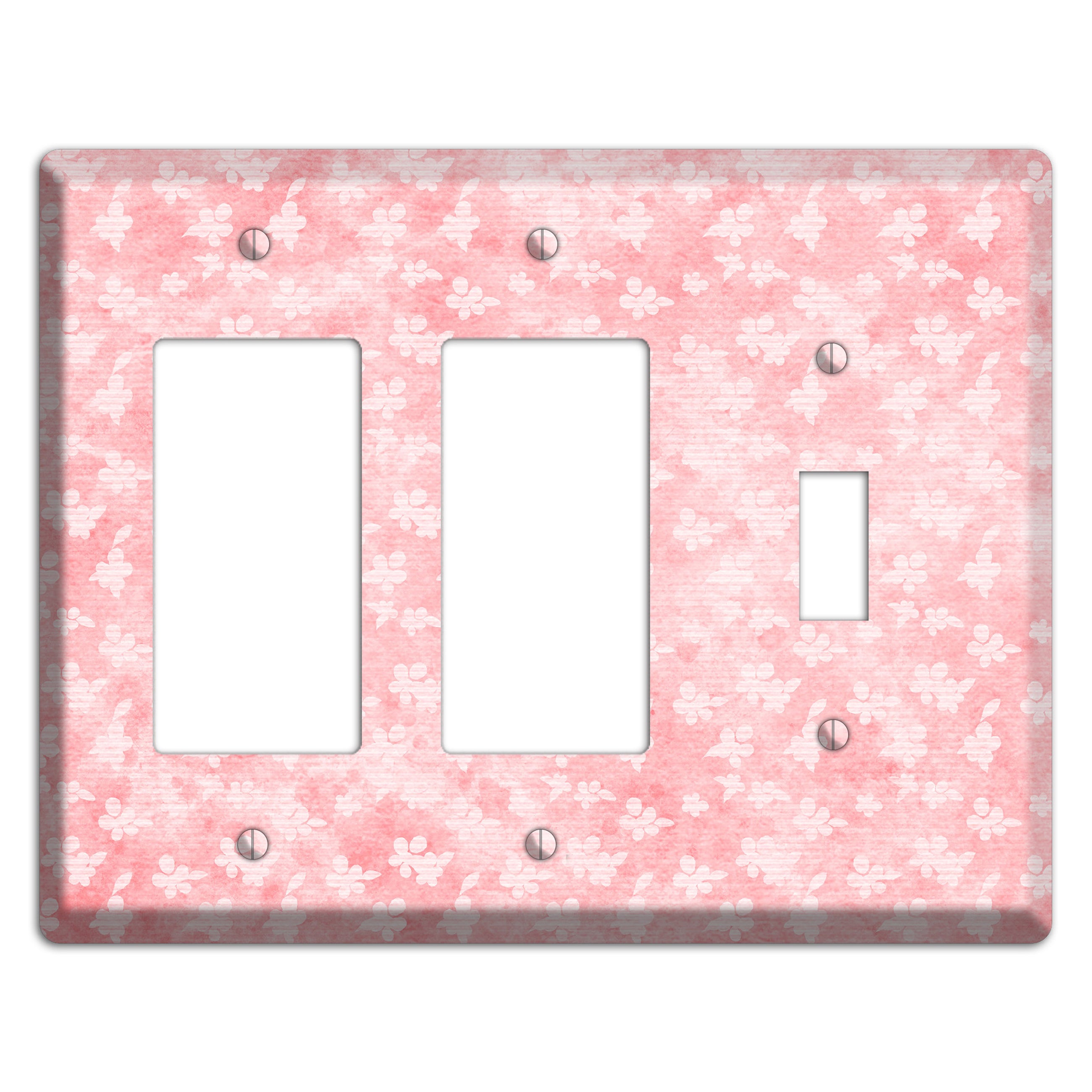 Abbey Soft Coral 2 Rocker / Toggle Wallplate