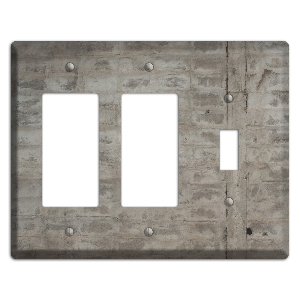 Old Concrete 16 2 Rocker / Toggle Wallplate