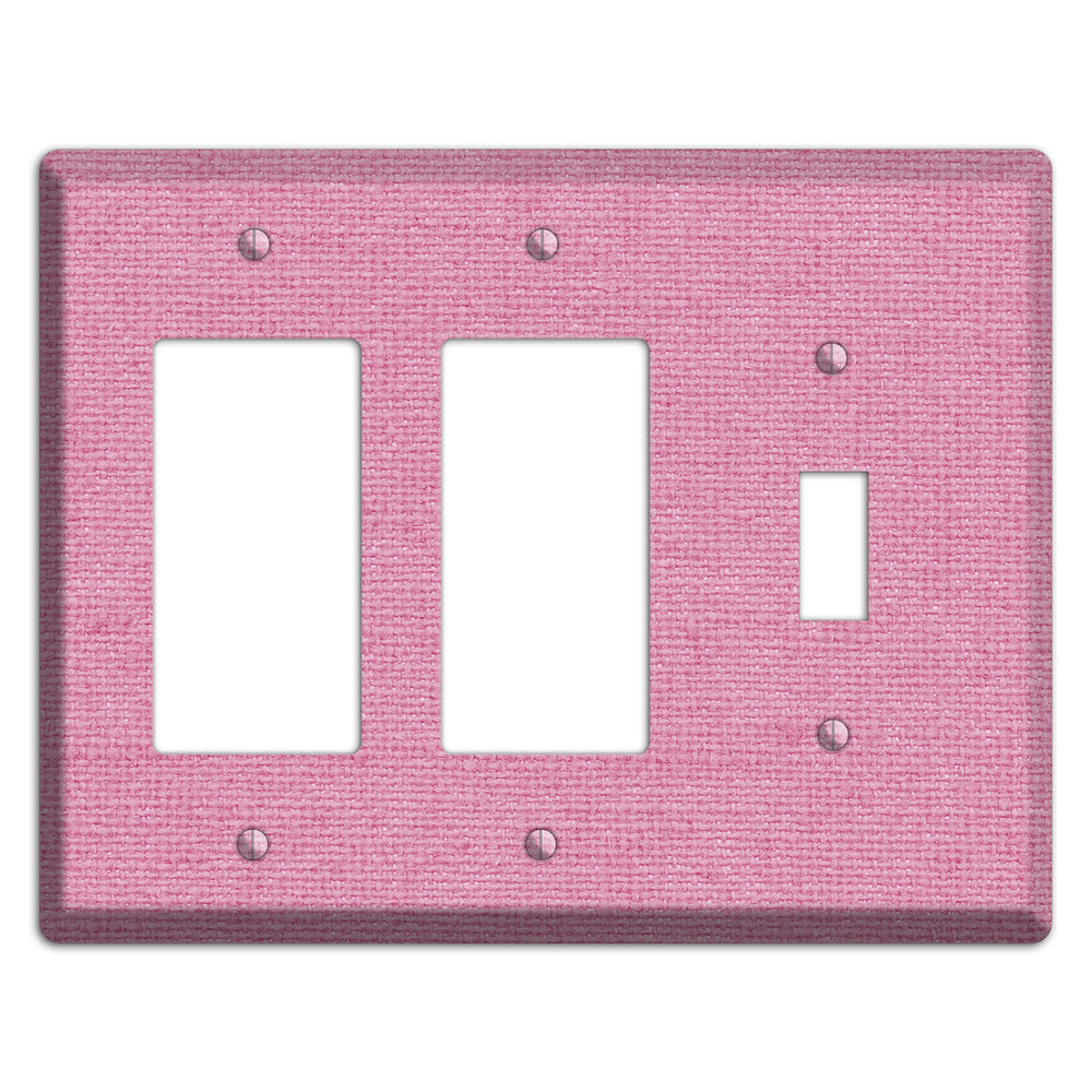 Gamboge Pink Texture 2 Rocker / Toggle Wallplate