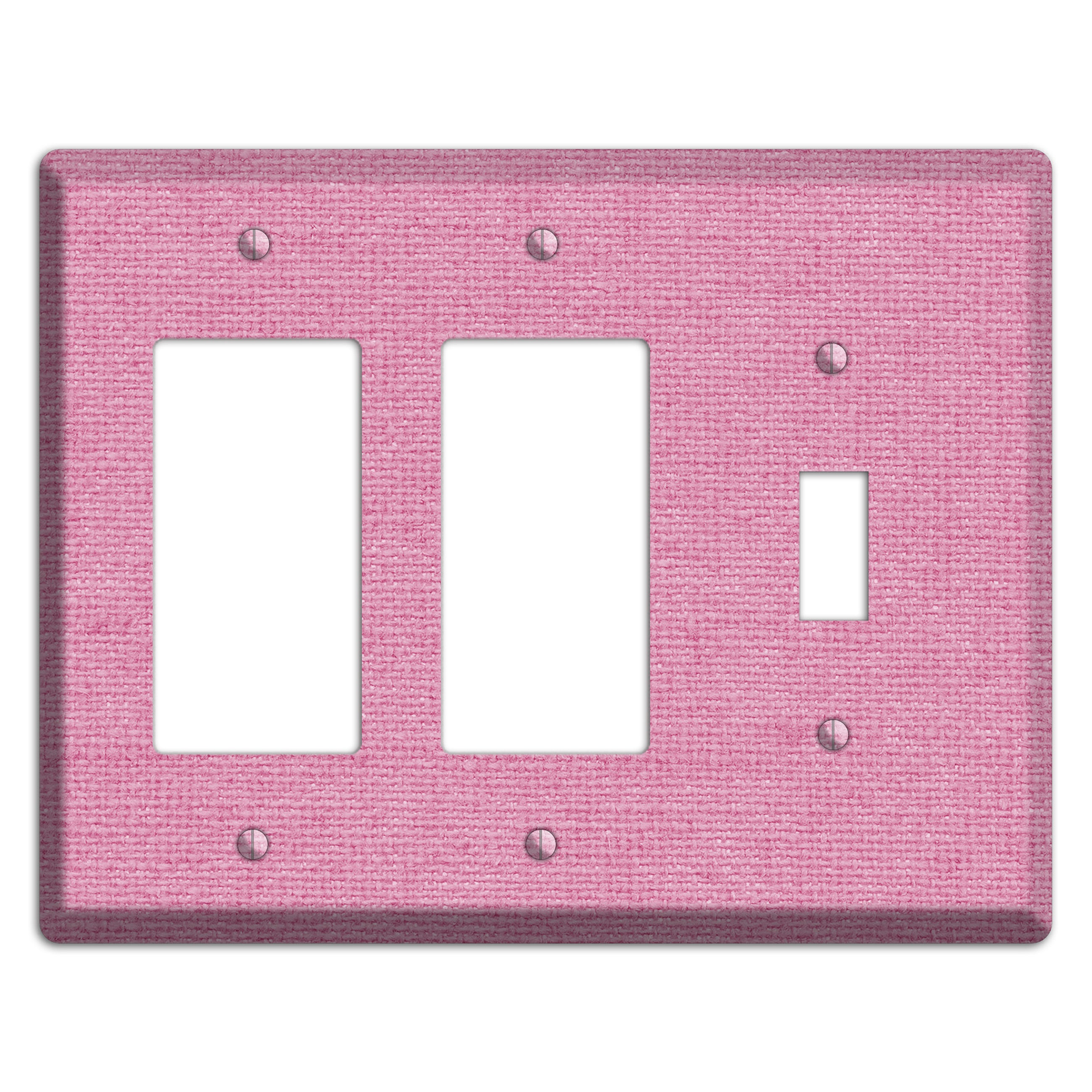 Gamboge Pink Texture 2 Rocker / Toggle Wallplate