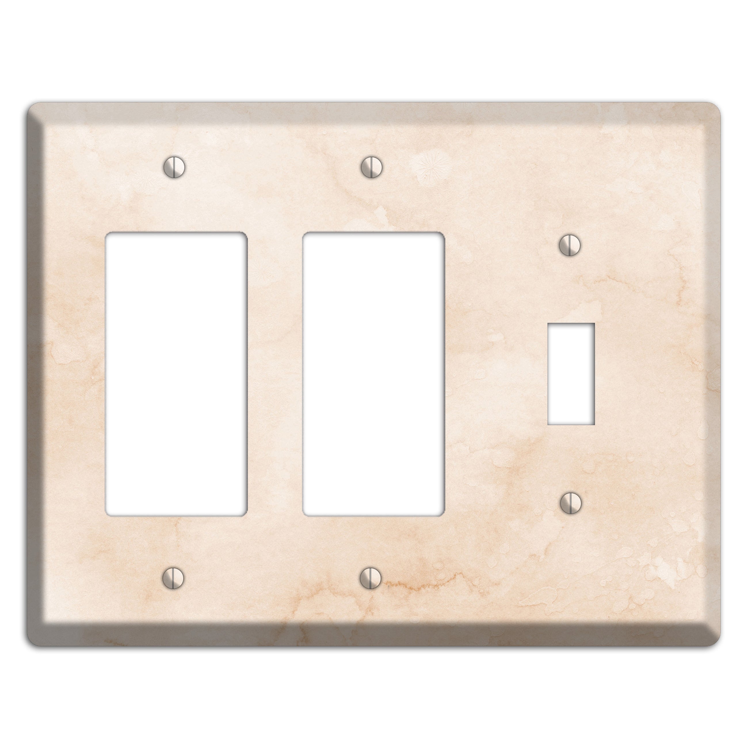 Janna Neutral Texture 2 Rocker / Toggle Wallplate