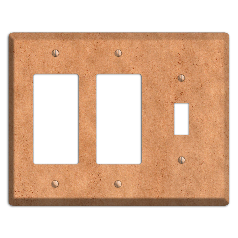 Aged Paper 7 2 Rocker / Toggle Wallplate