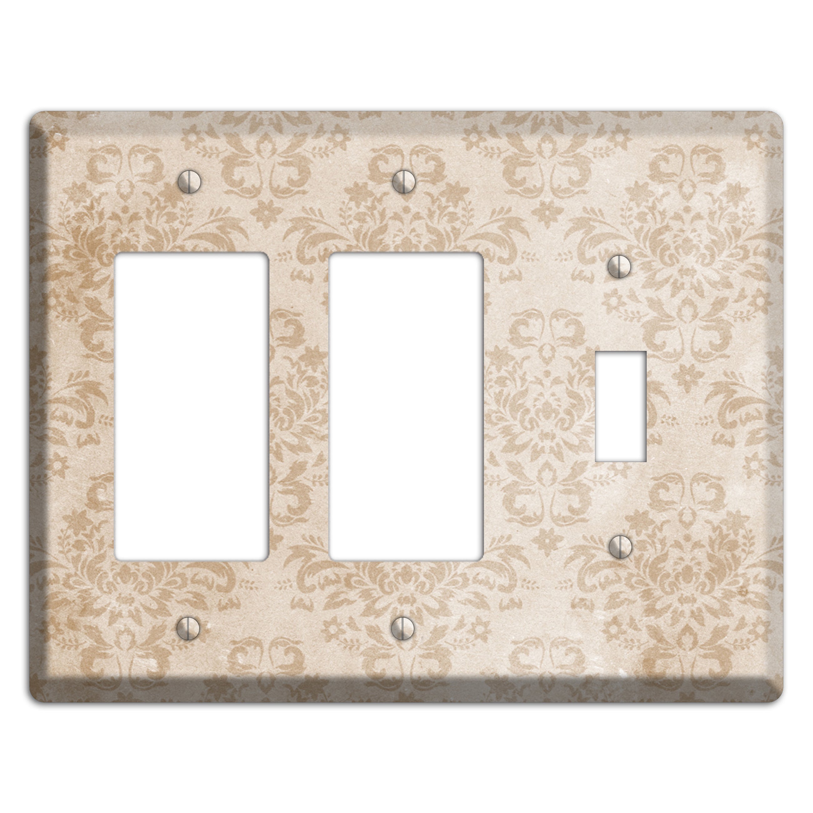 Bizarre Neutral Texture 2 Rocker / Toggle Wallplate