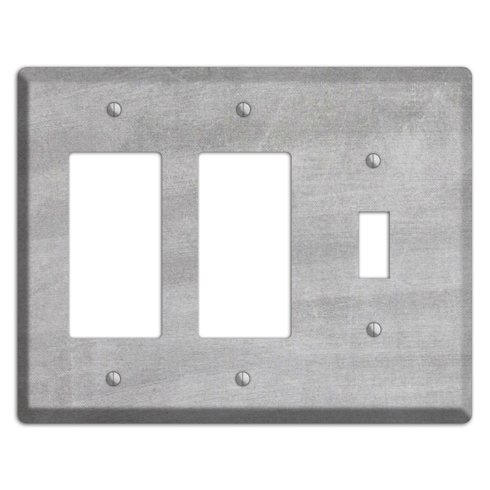 Chalk Light Grey 2 Rocker / Toggle Wallplate