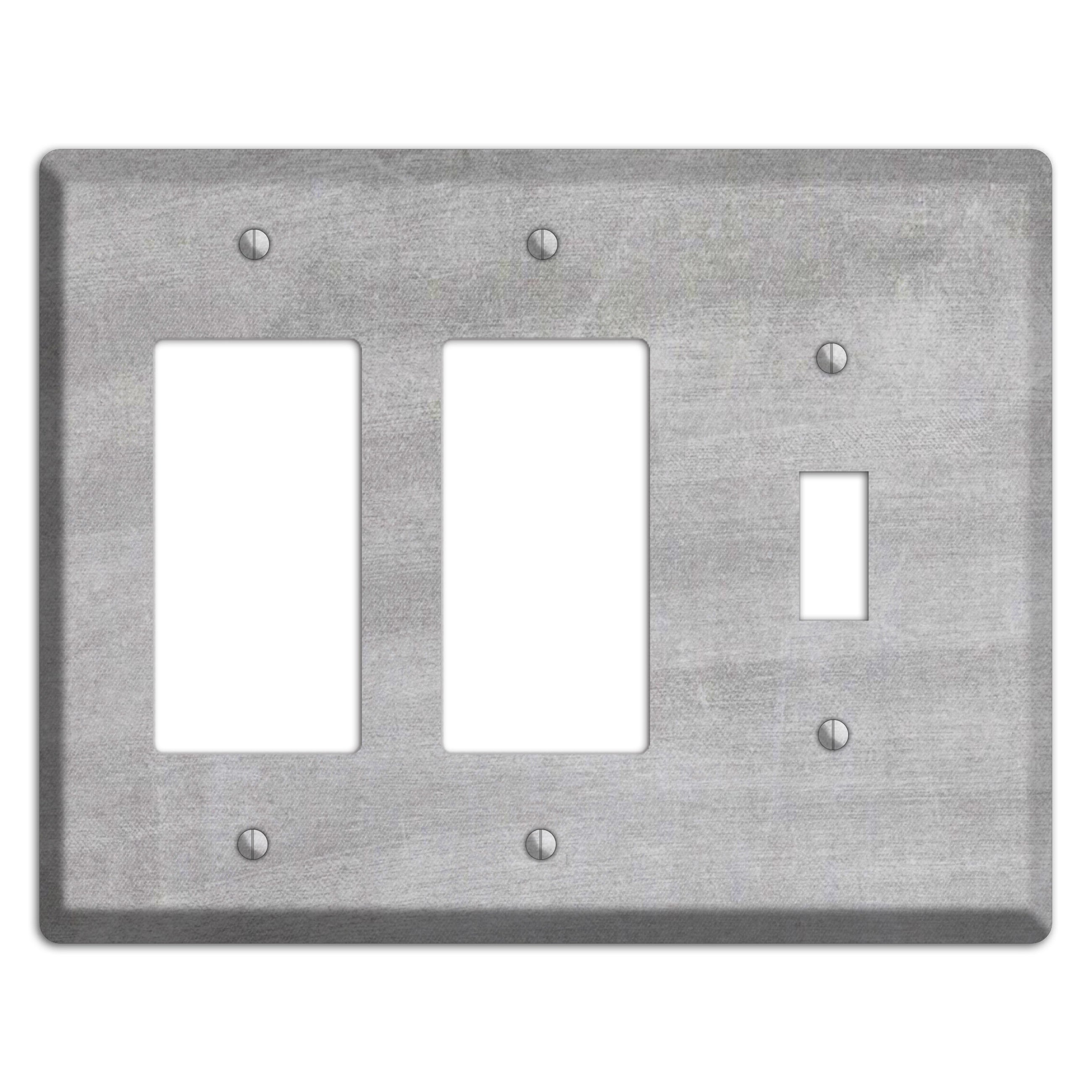 Chalk Light Grey 2 Rocker / Toggle Wallplate