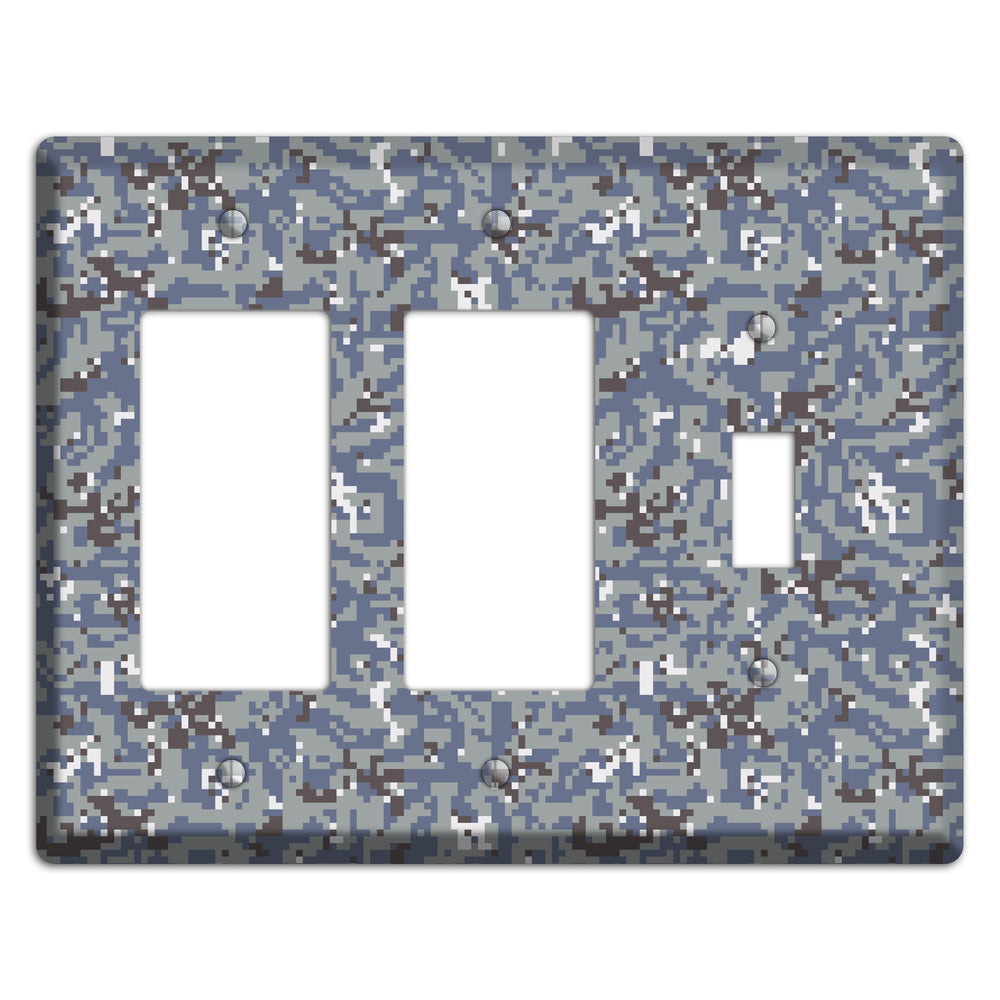 NWU Grey Dom Camo 2 Rocker / Toggle Wallplate