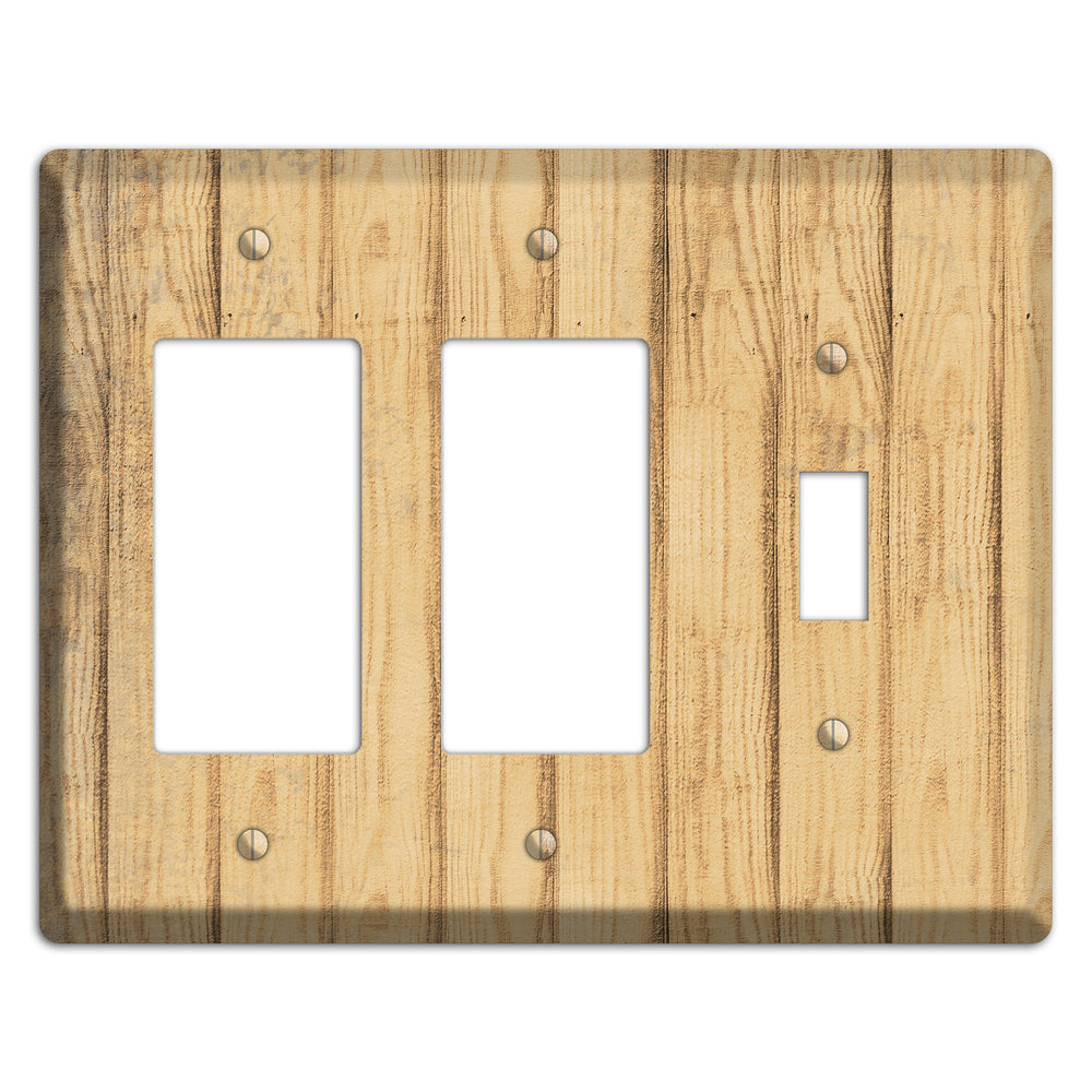Twine Weathered Wood 2 Rocker / Toggle Wallplate