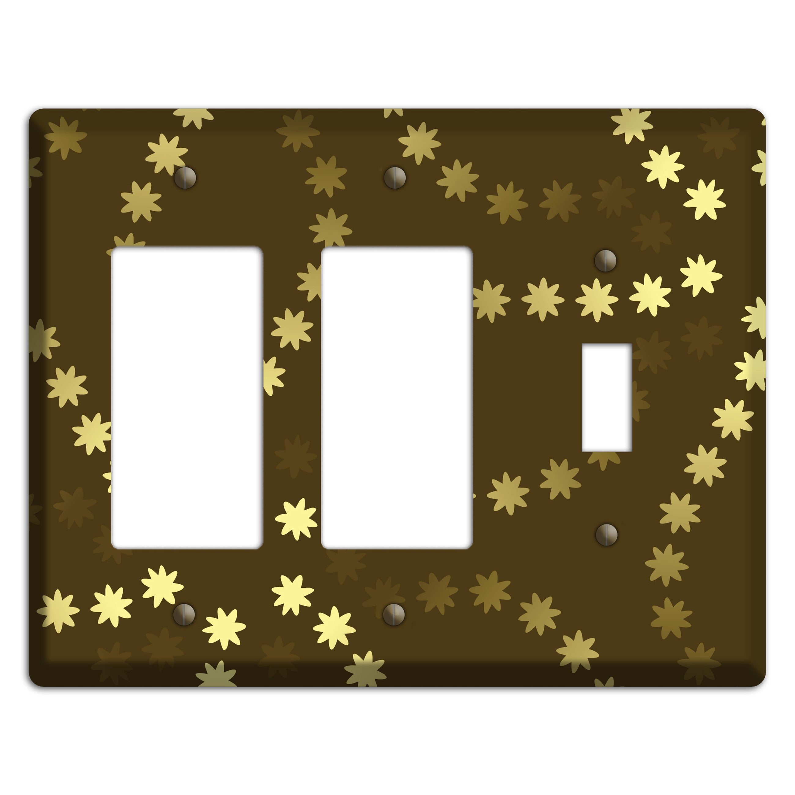Multi Olive Constellation 2 Rocker / Toggle Wallplate