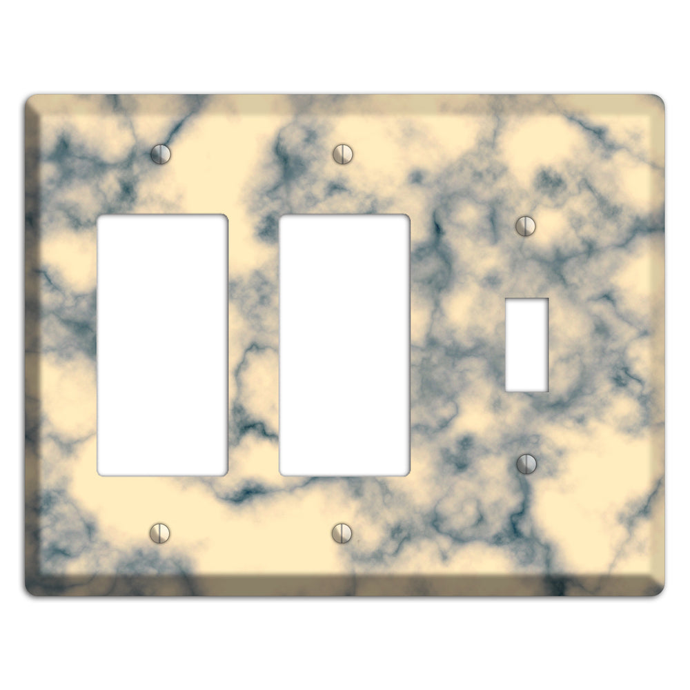Mantle Marble 2 Rocker / Toggle Wallplate