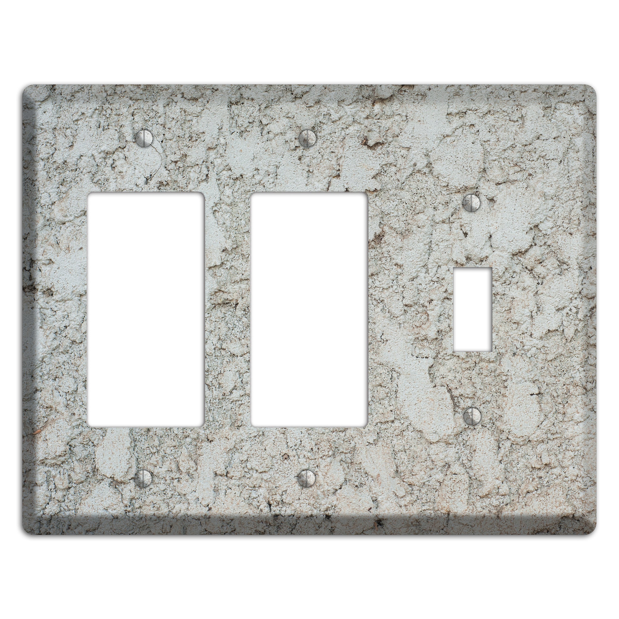 Plaster 6 2 Rocker / Toggle Wallplate